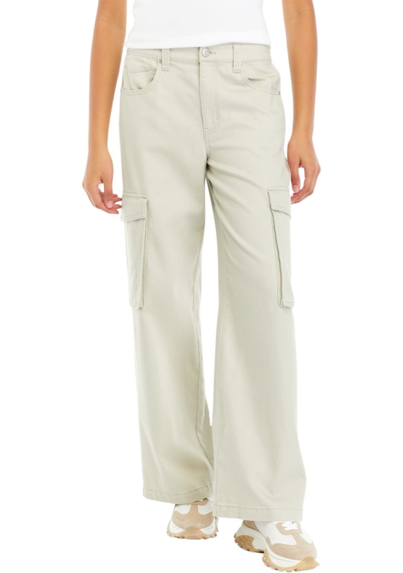 Juniors Wide Leg Cargo Pants