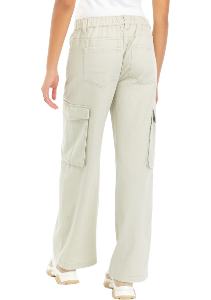 Juniors Wide Leg Cargo Pants