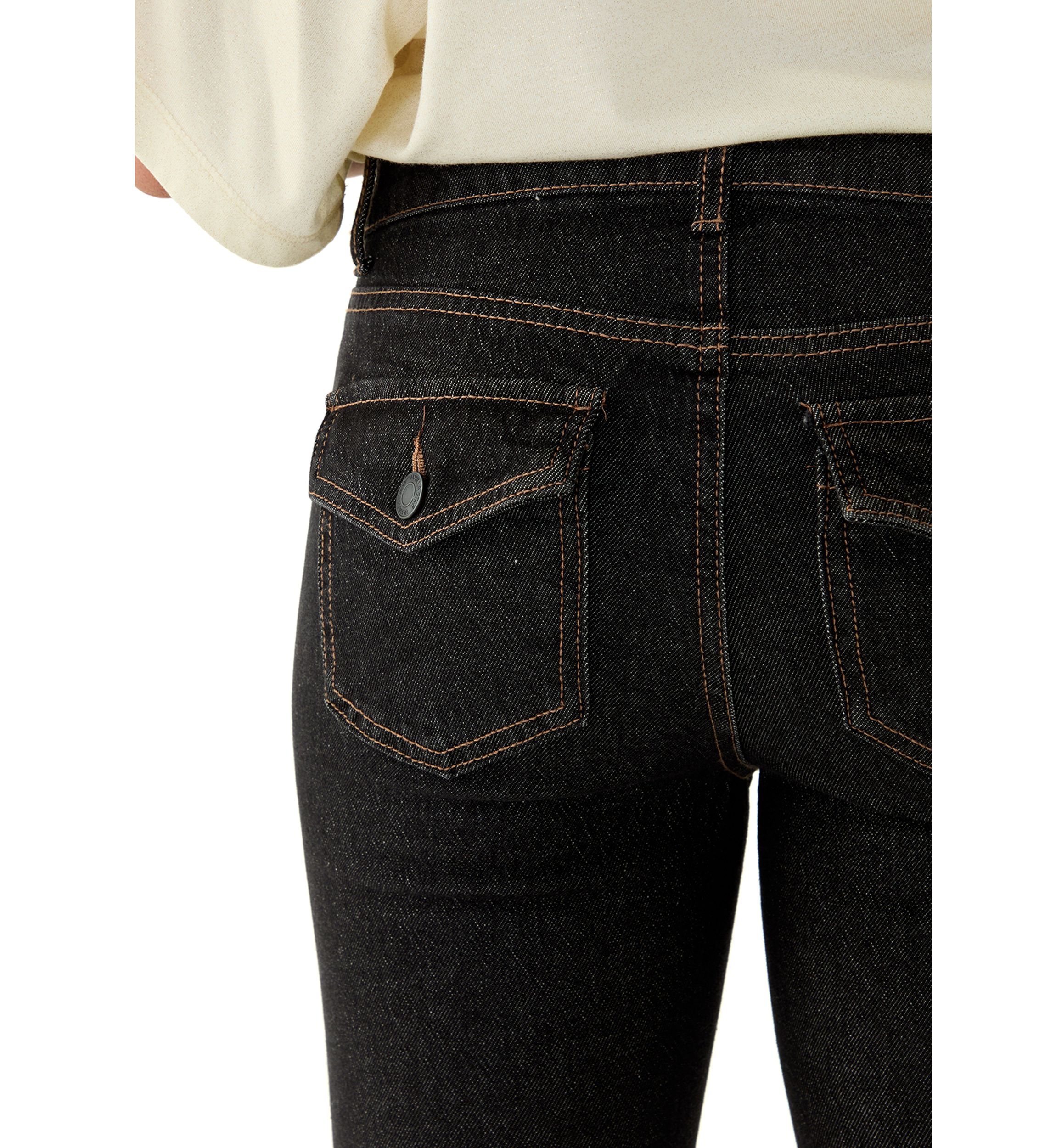 Womens Back Flap Bootcut Jeans