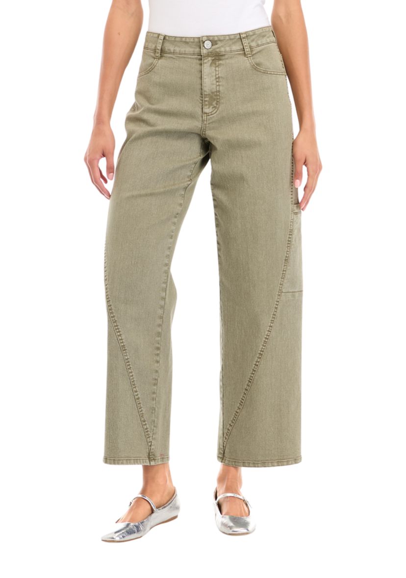 Womens Curved Seam Jeans 