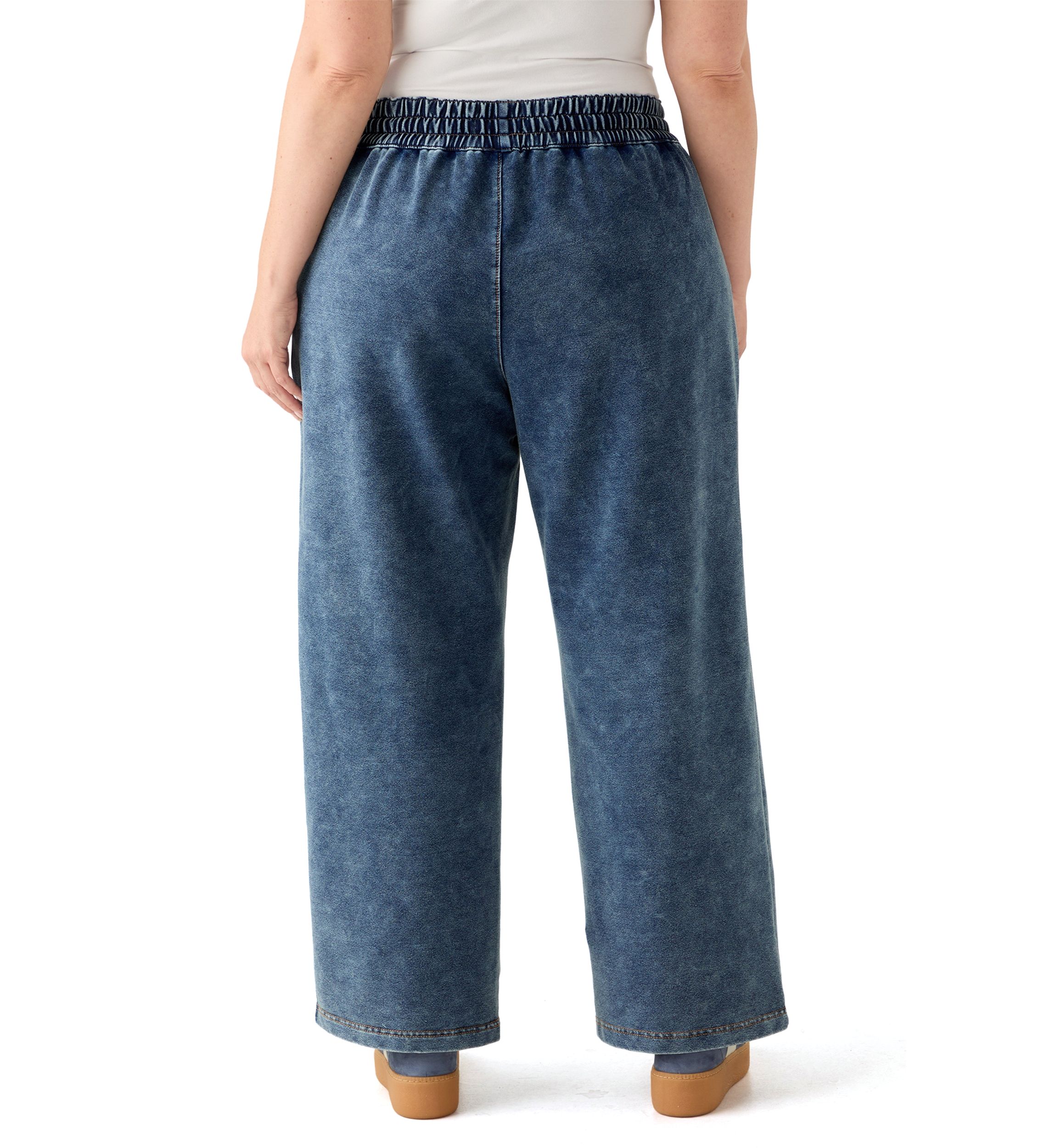 Womens Cozy Pull-On Jeans