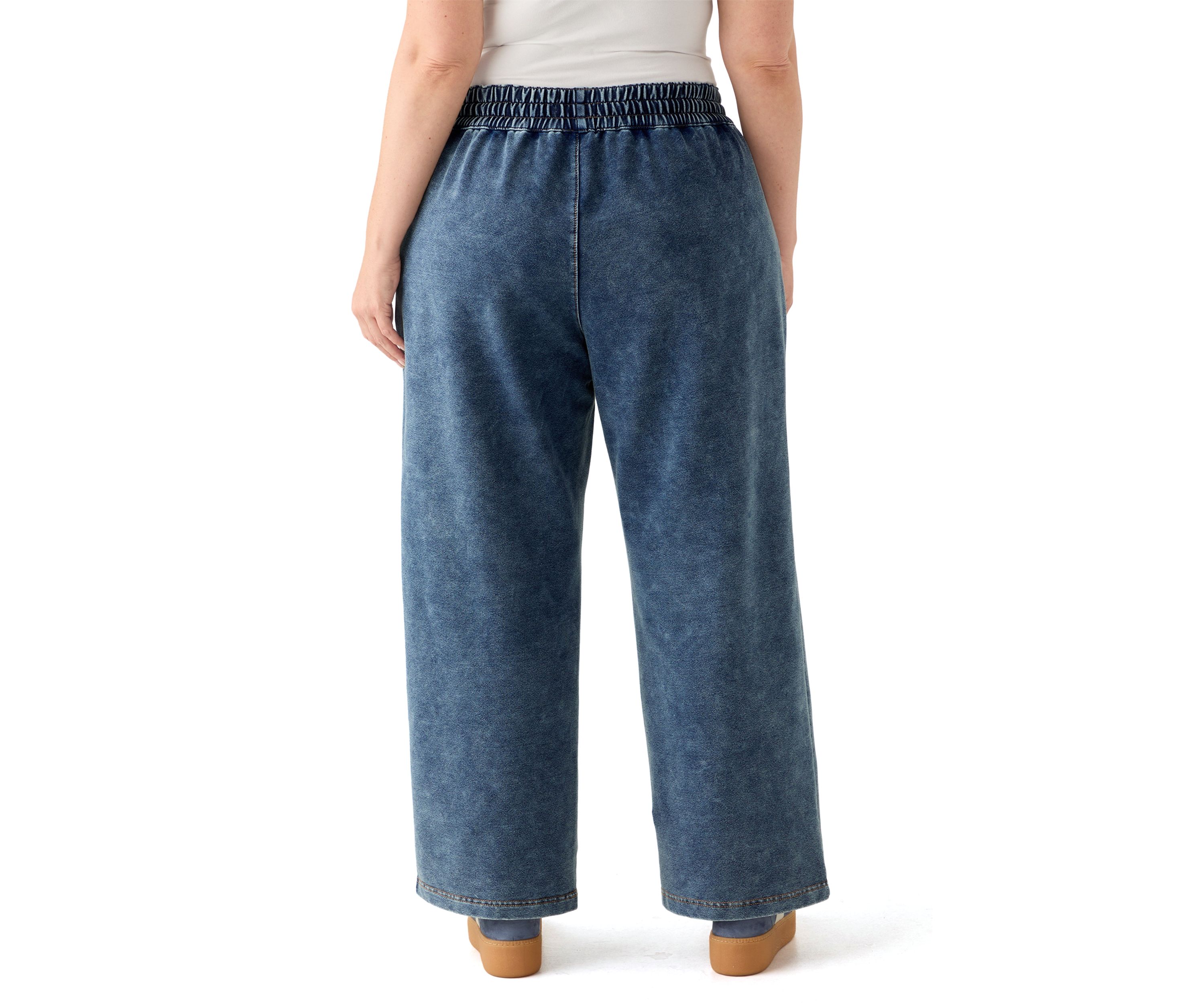 Womens Cozy Pull-On Jeans