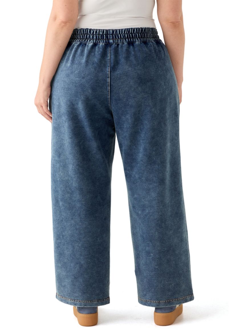 Womens Cozy Pull-On Jeans