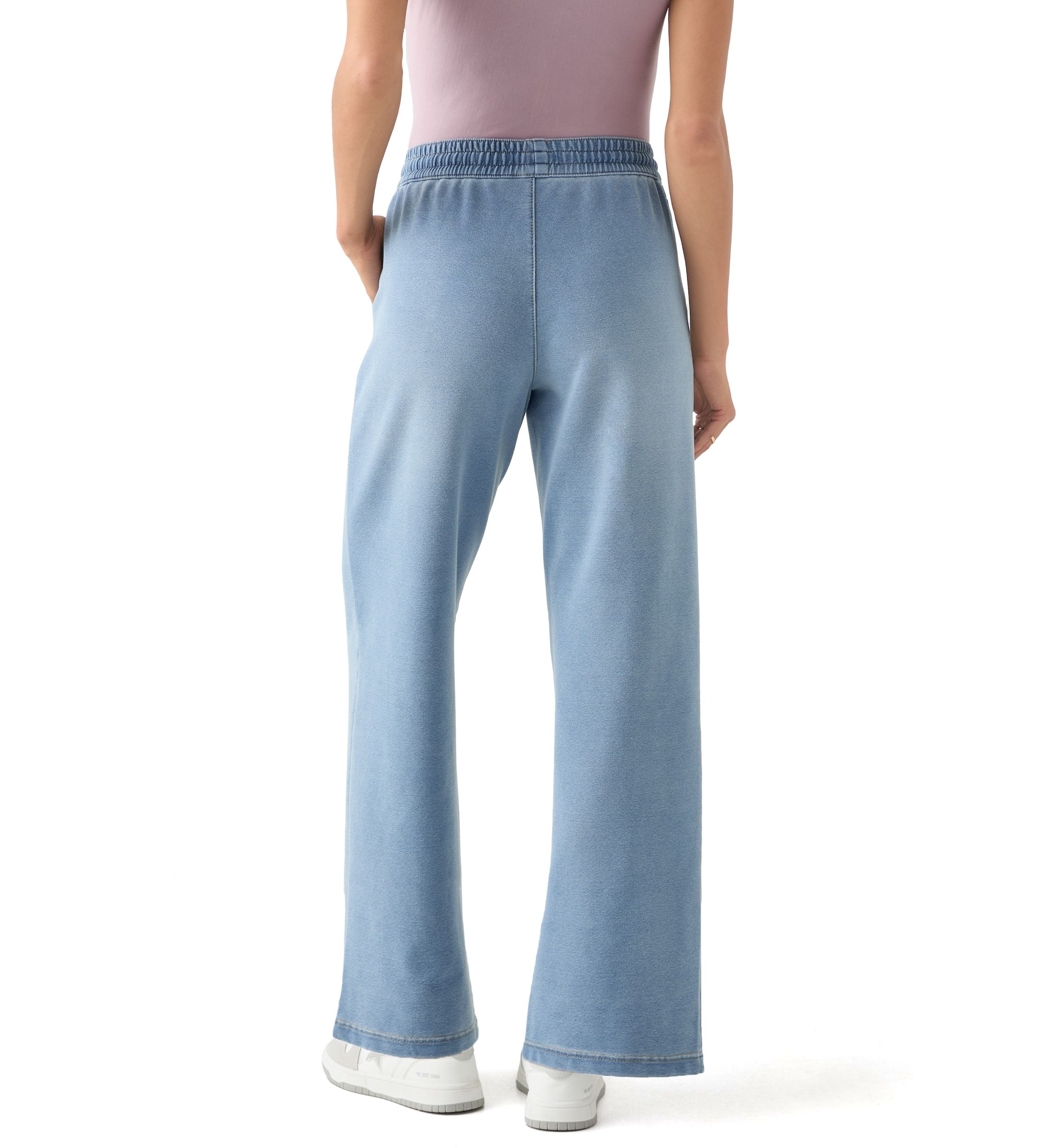 Womens Ultra Cozy Denim Pull On Pants