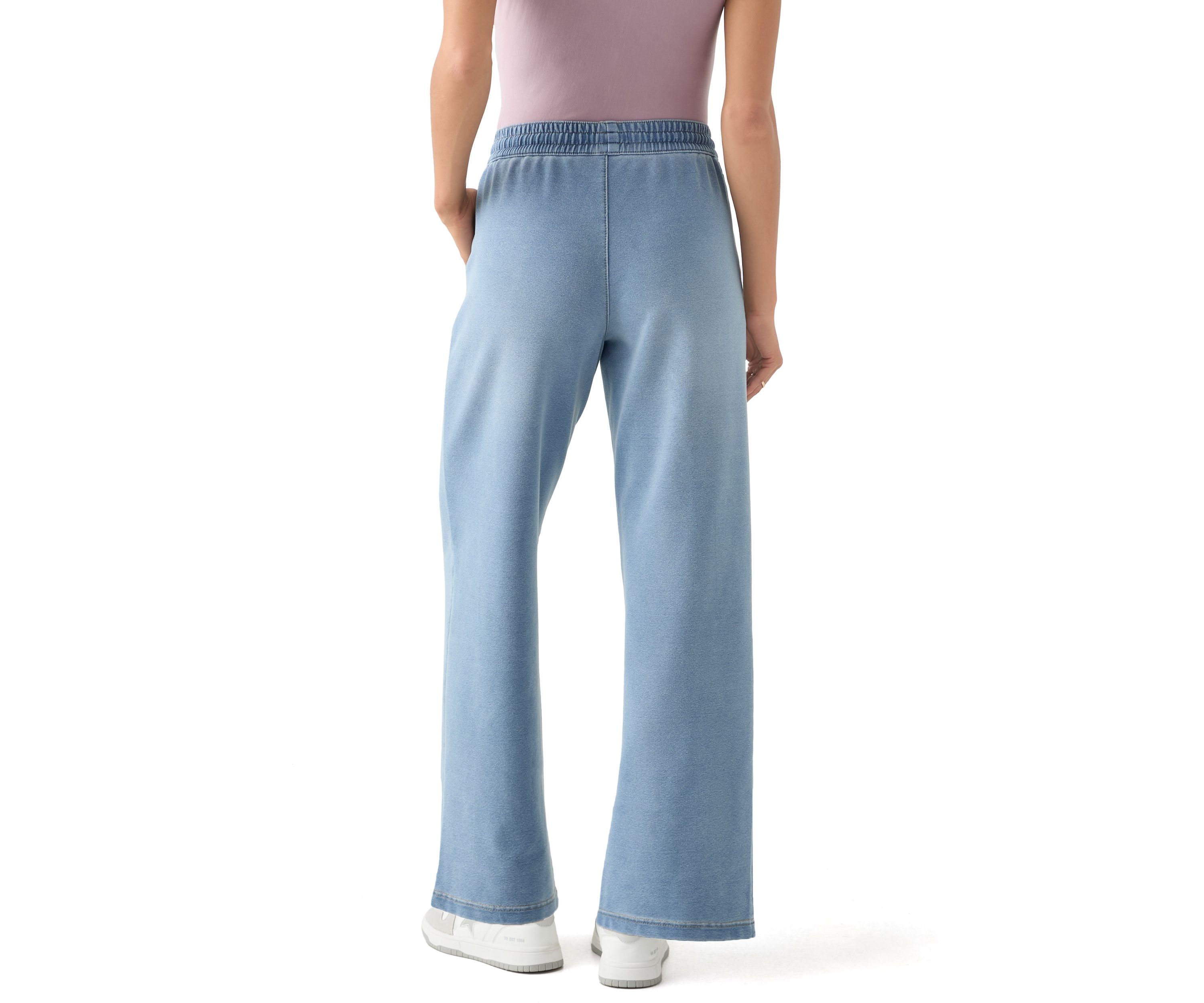 Womens Ultra Cozy Denim Pull On Pants