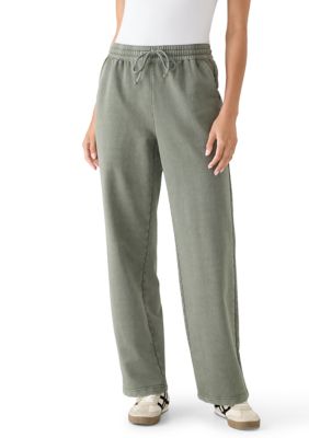 Vanilla Star Women's Ultra Cozy Denim Pants, Green, XL