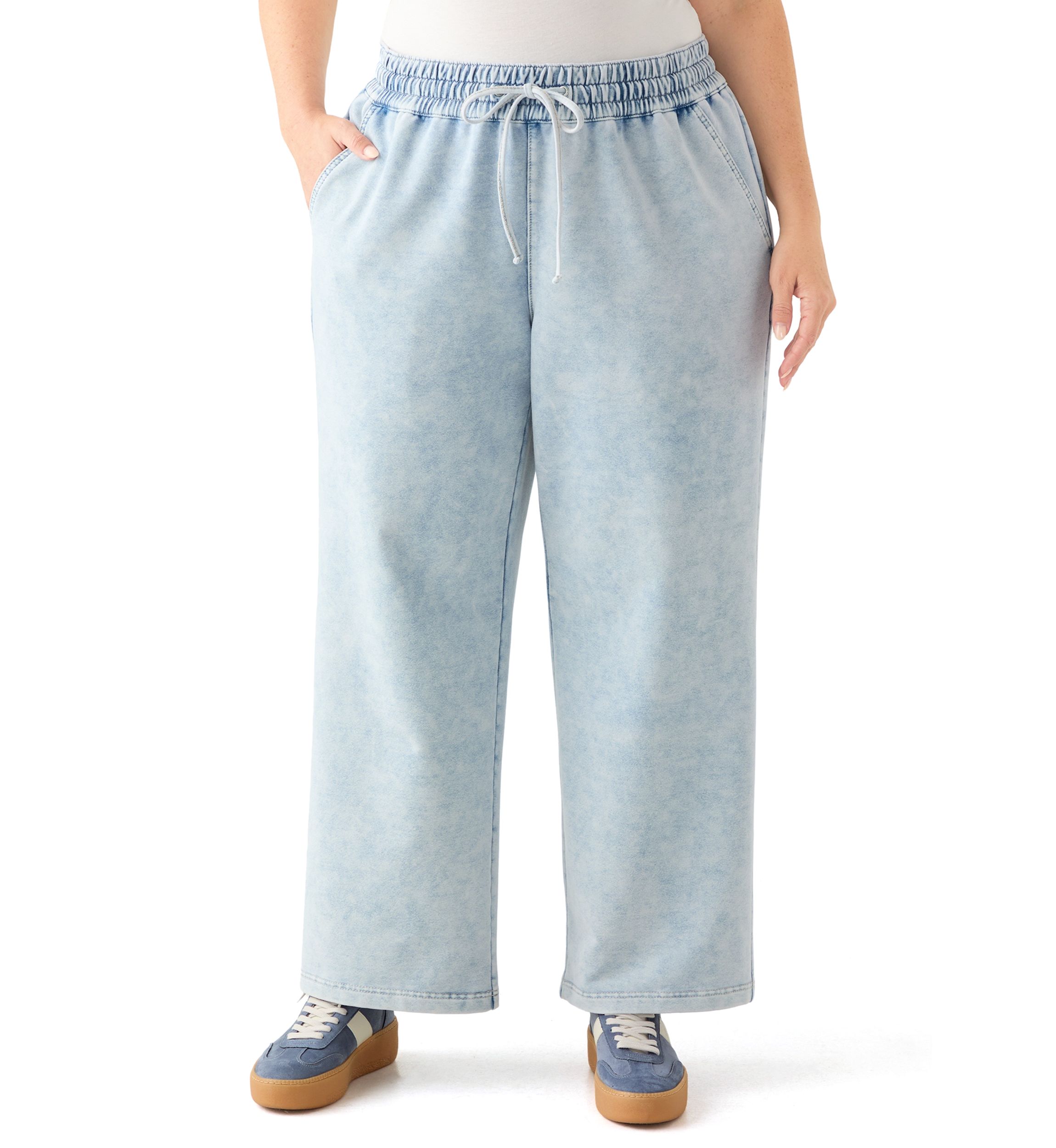 Womens Cozy Pull-On Jeans