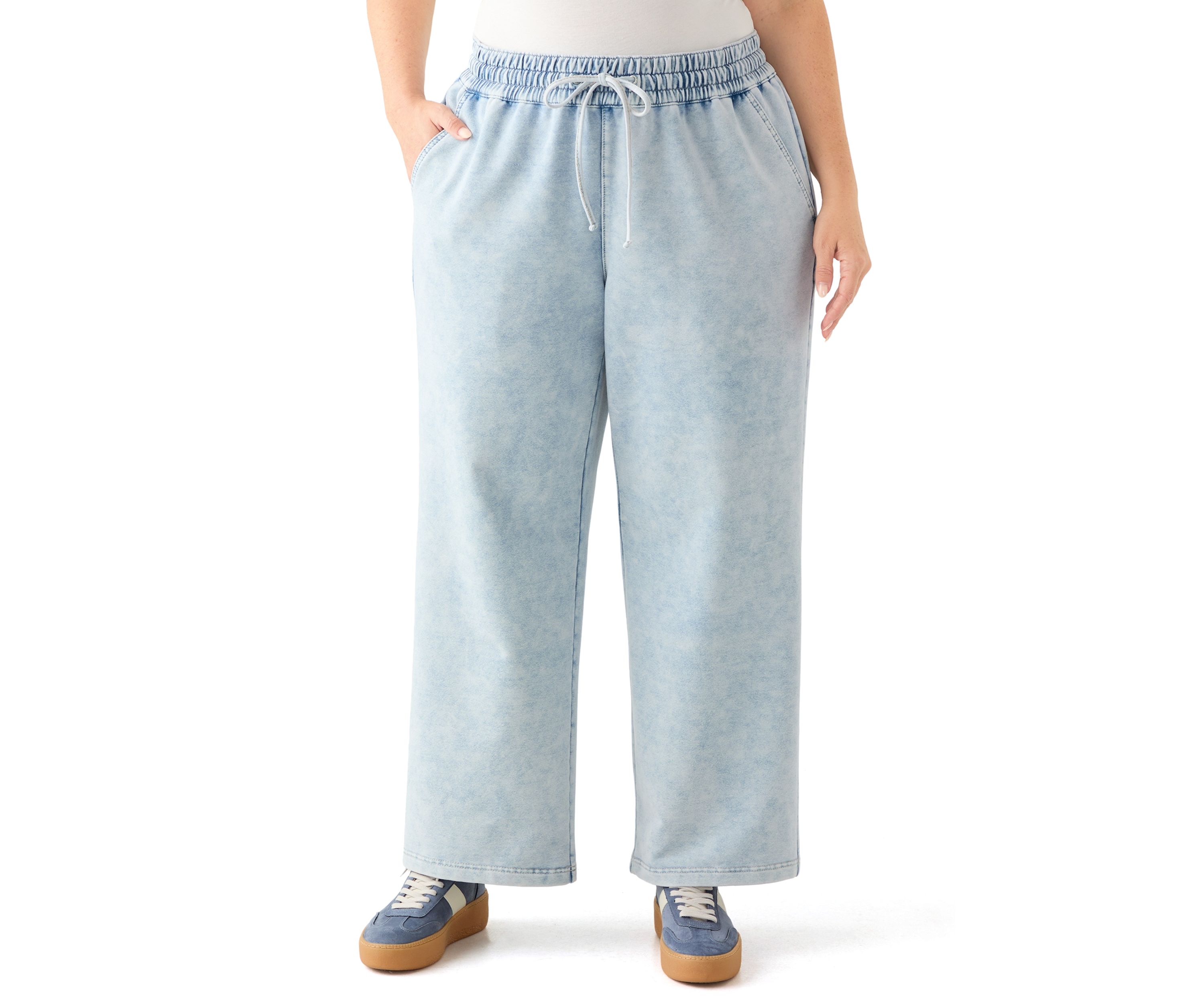 Womens Cozy Pull-On Jeans