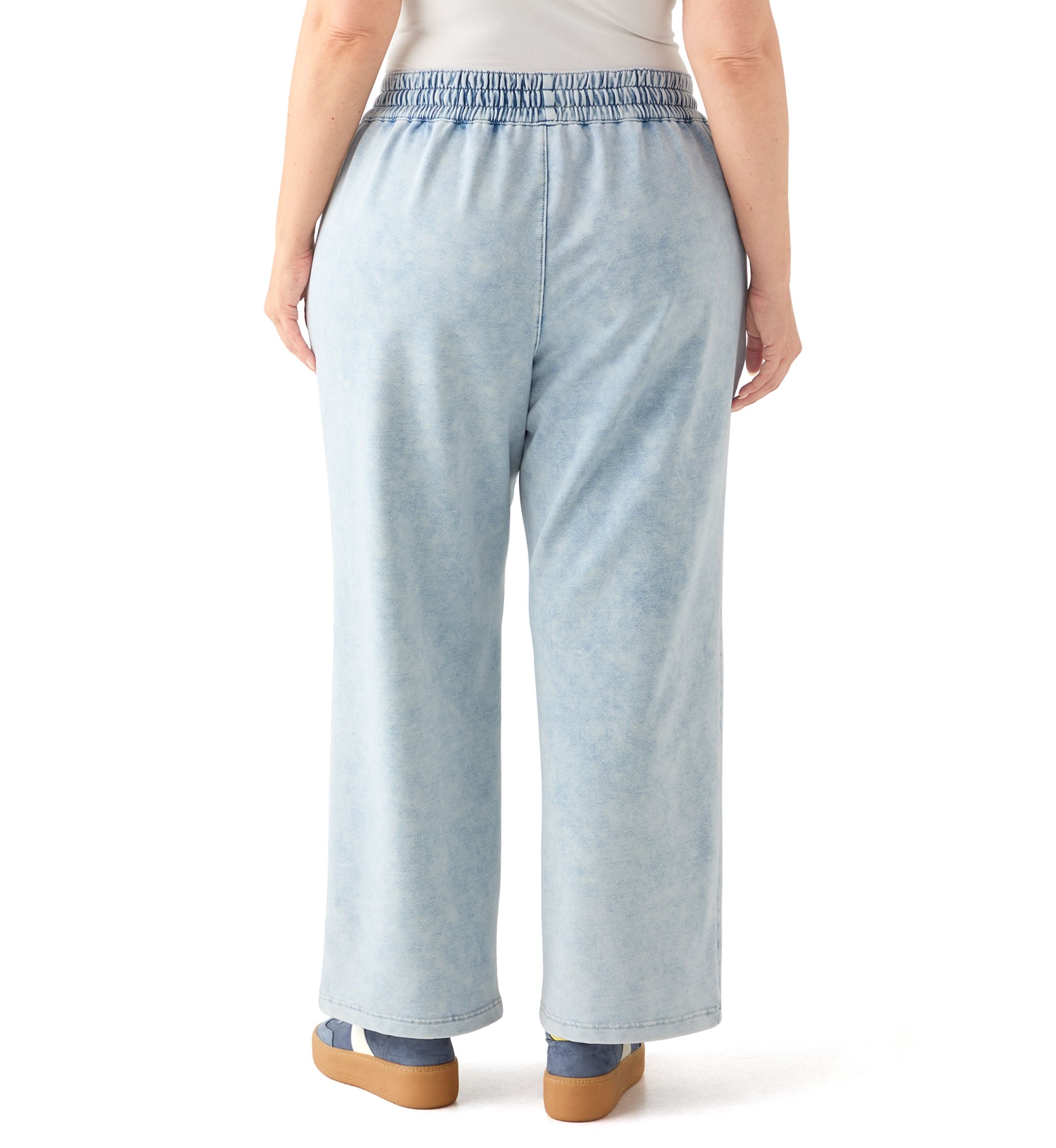 Womens Cozy Pull-On Jeans
