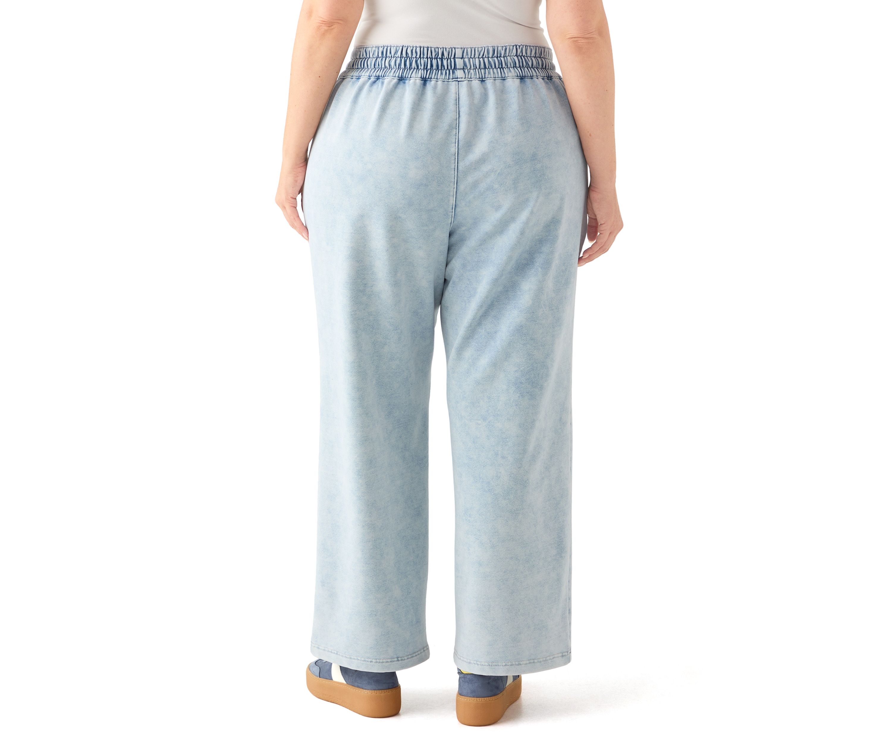Womens Cozy Pull-On Jeans