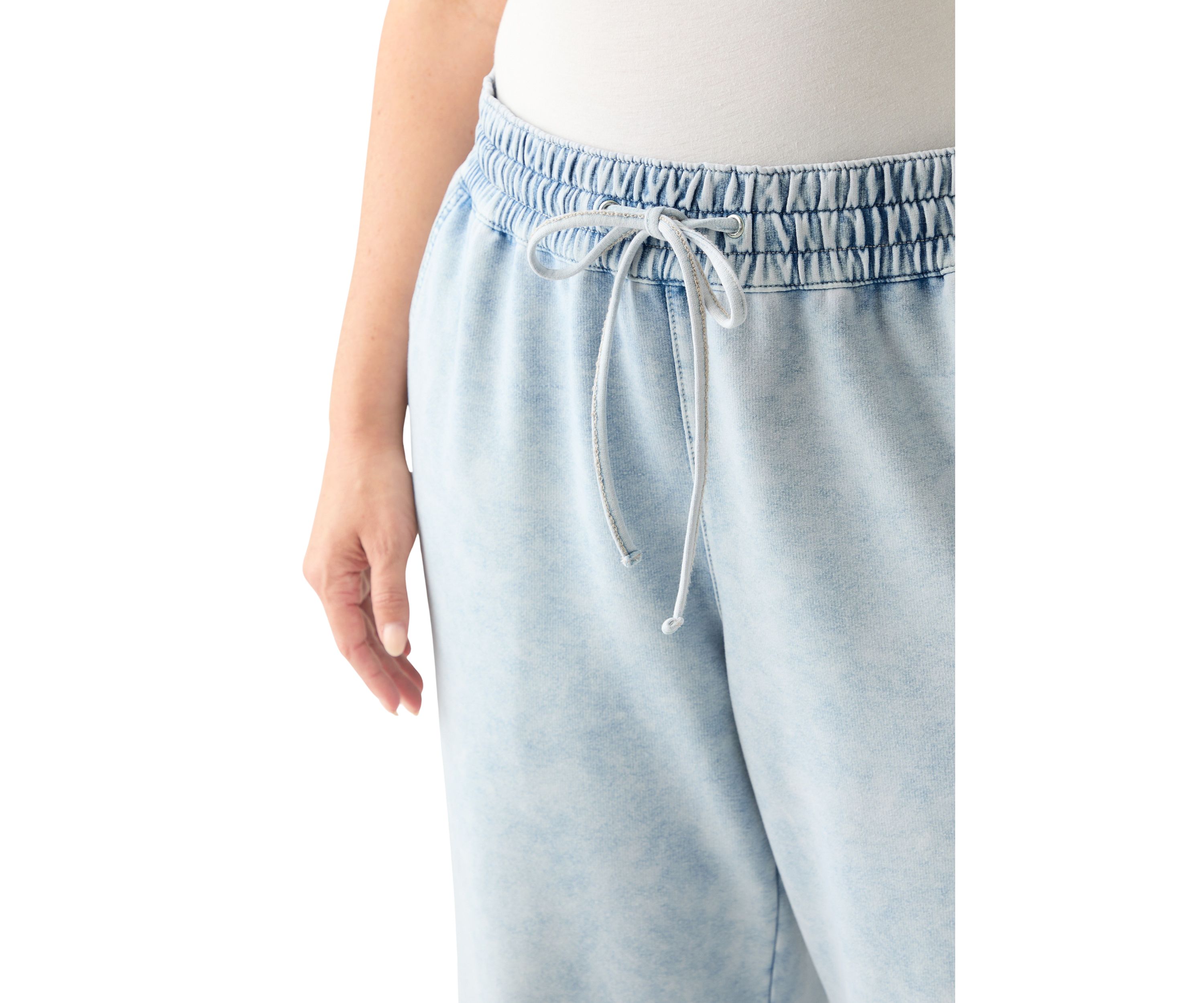 Womens Cozy Pull-On Jeans