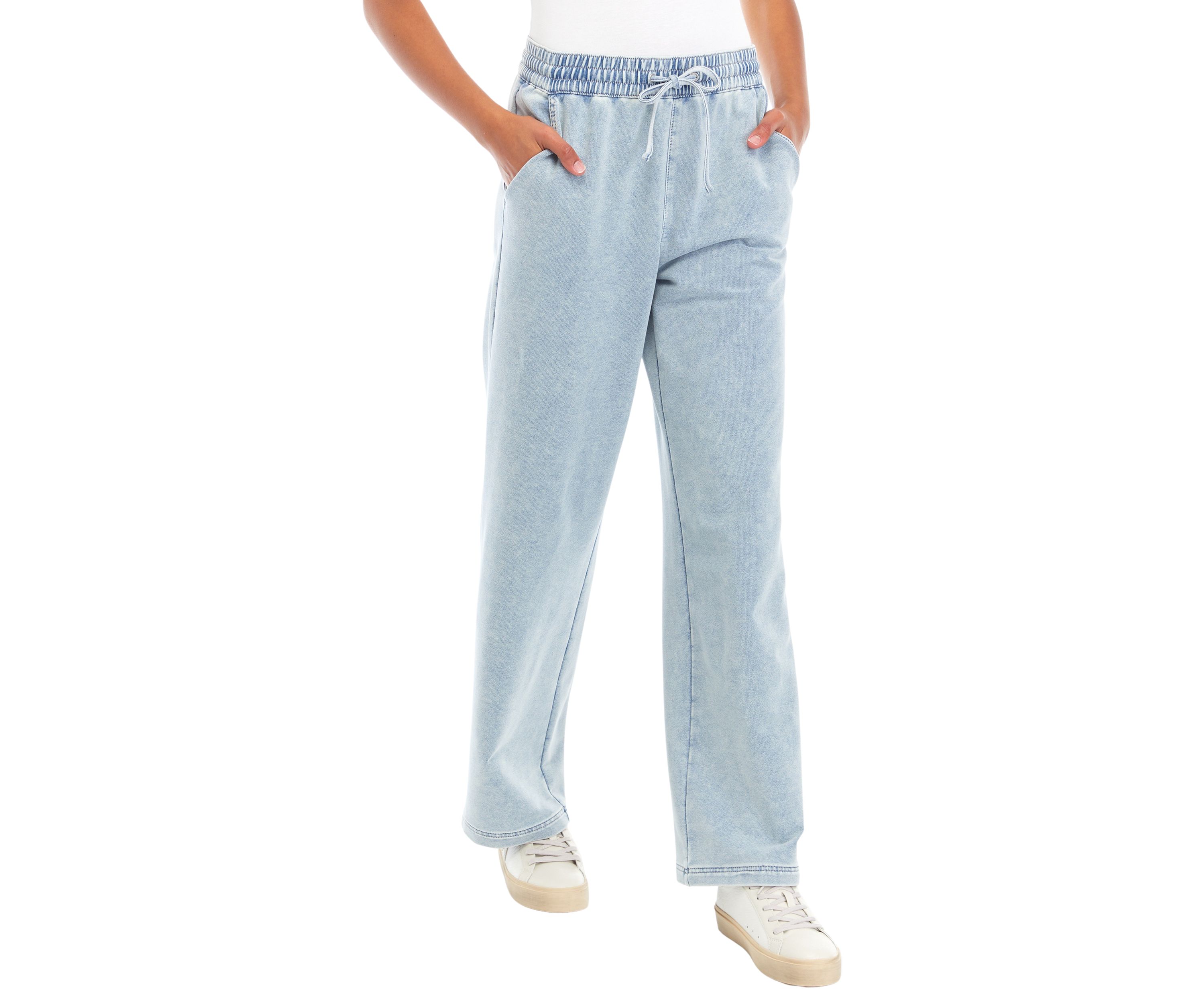 Juniors Ultra Cozy Denim Pull On Jeans