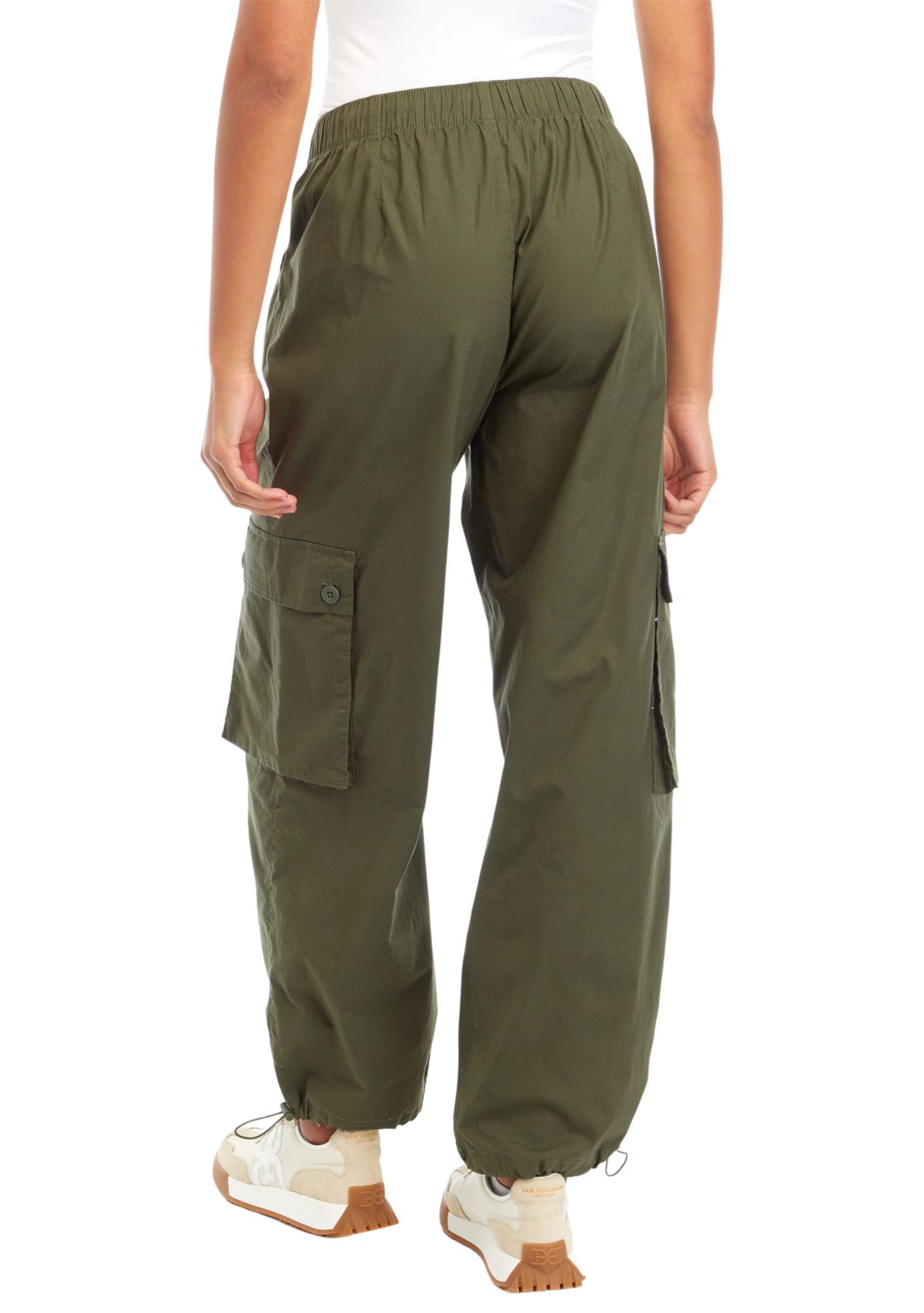 Juniors Cargo Parachute Pants