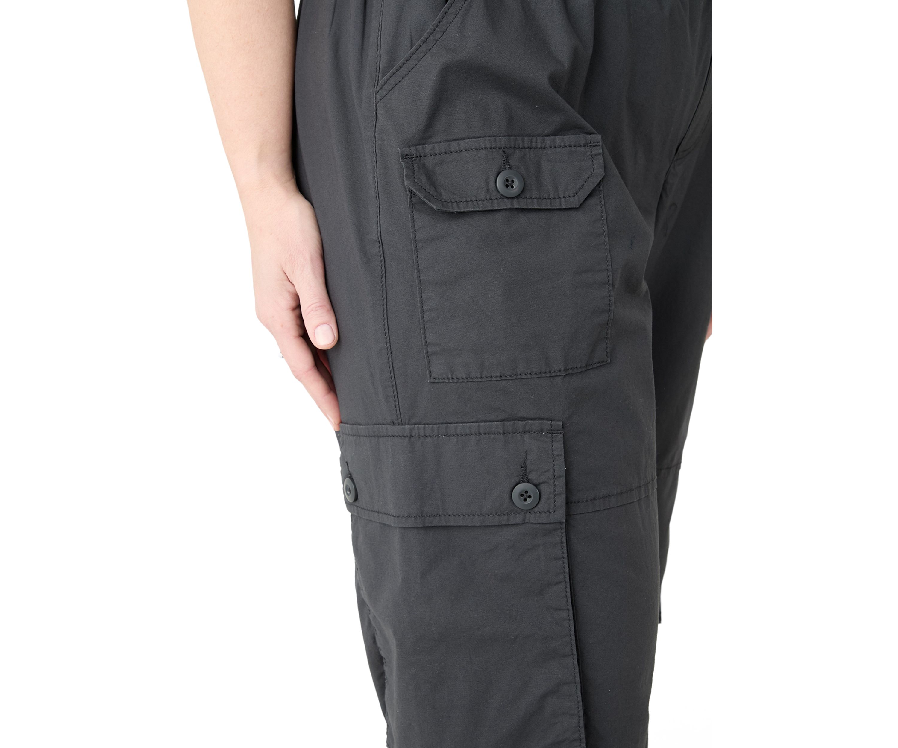 Plus Size Cargo Parachute Pants