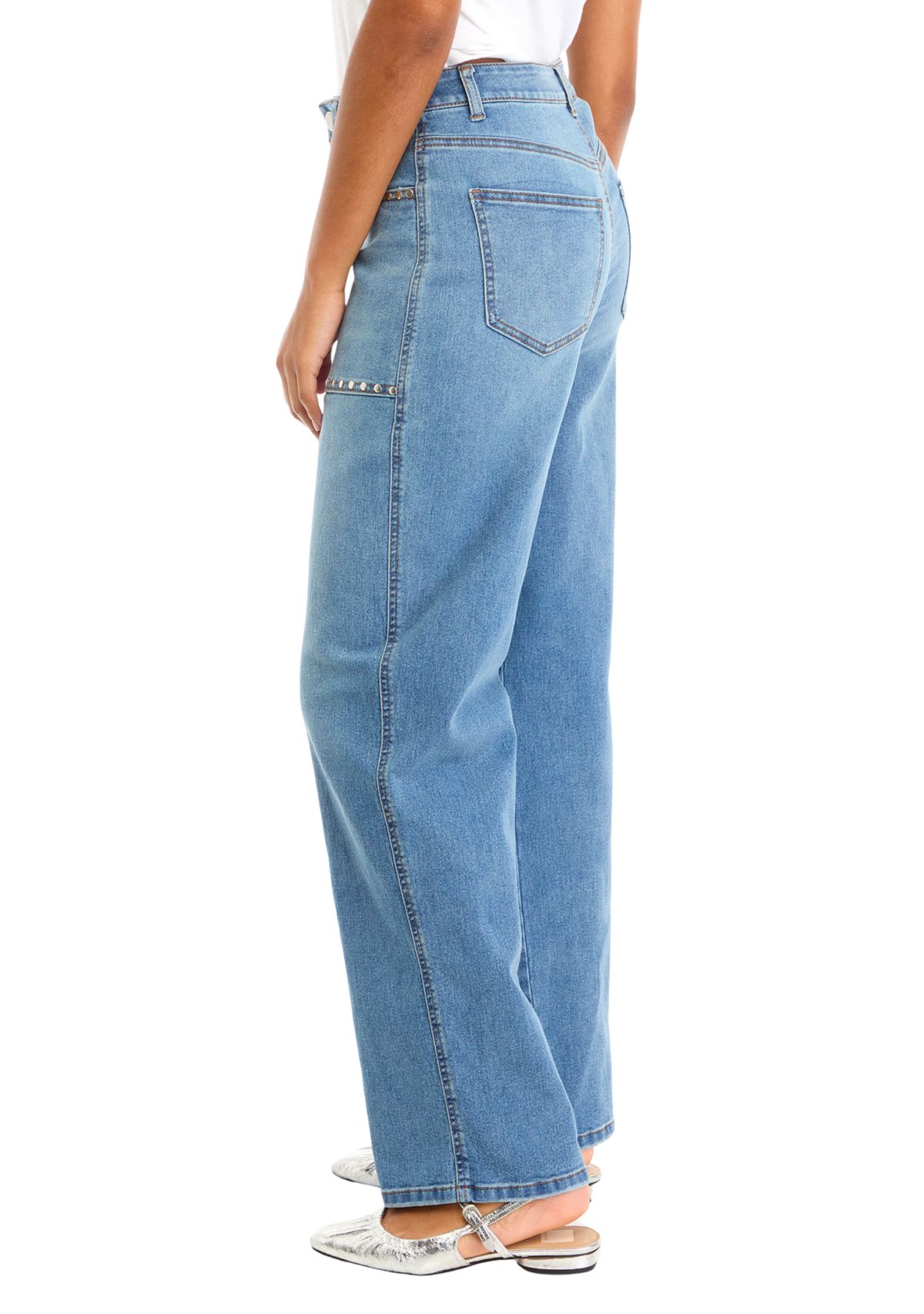Womens Studded Jeans