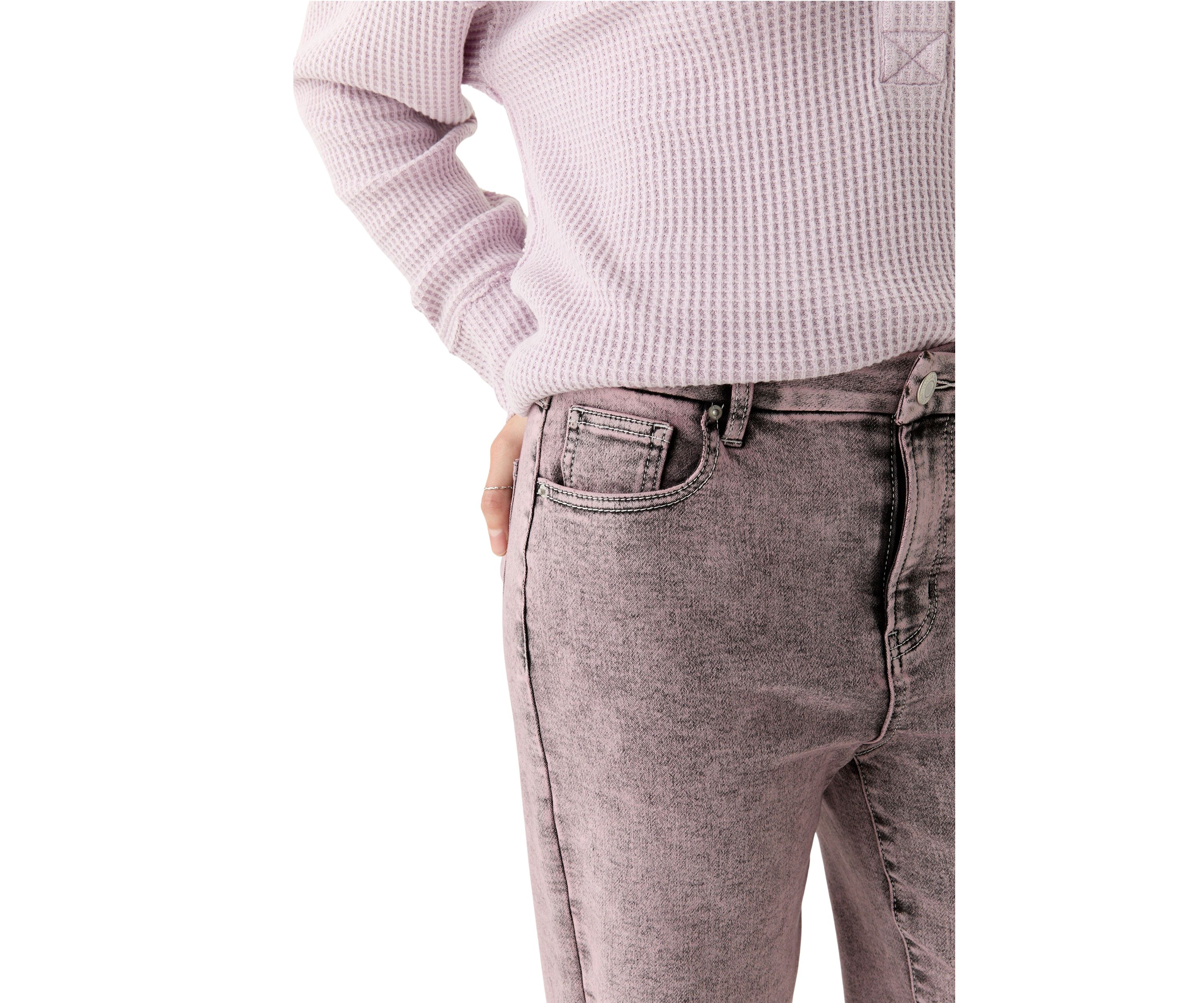 Womens Cozy Denim Wide Leg Jeans