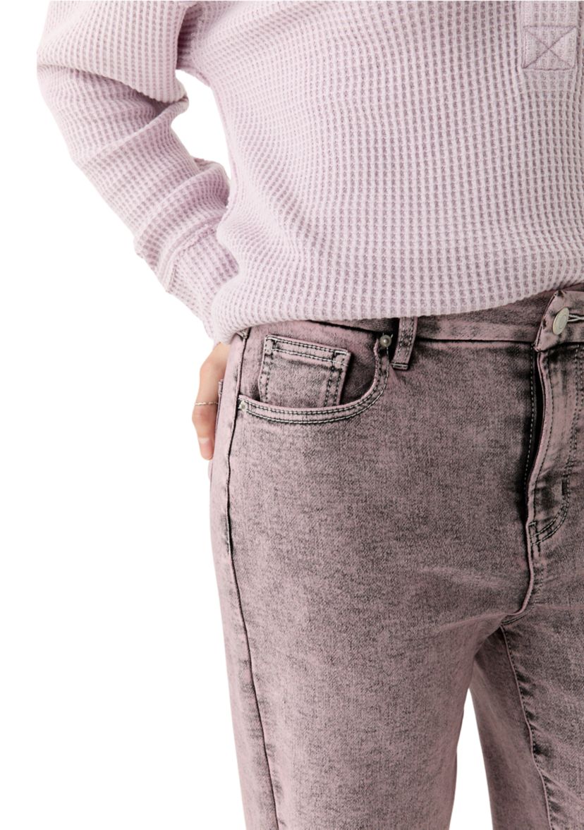 Womens Cozy Denim Wide Leg Jeans