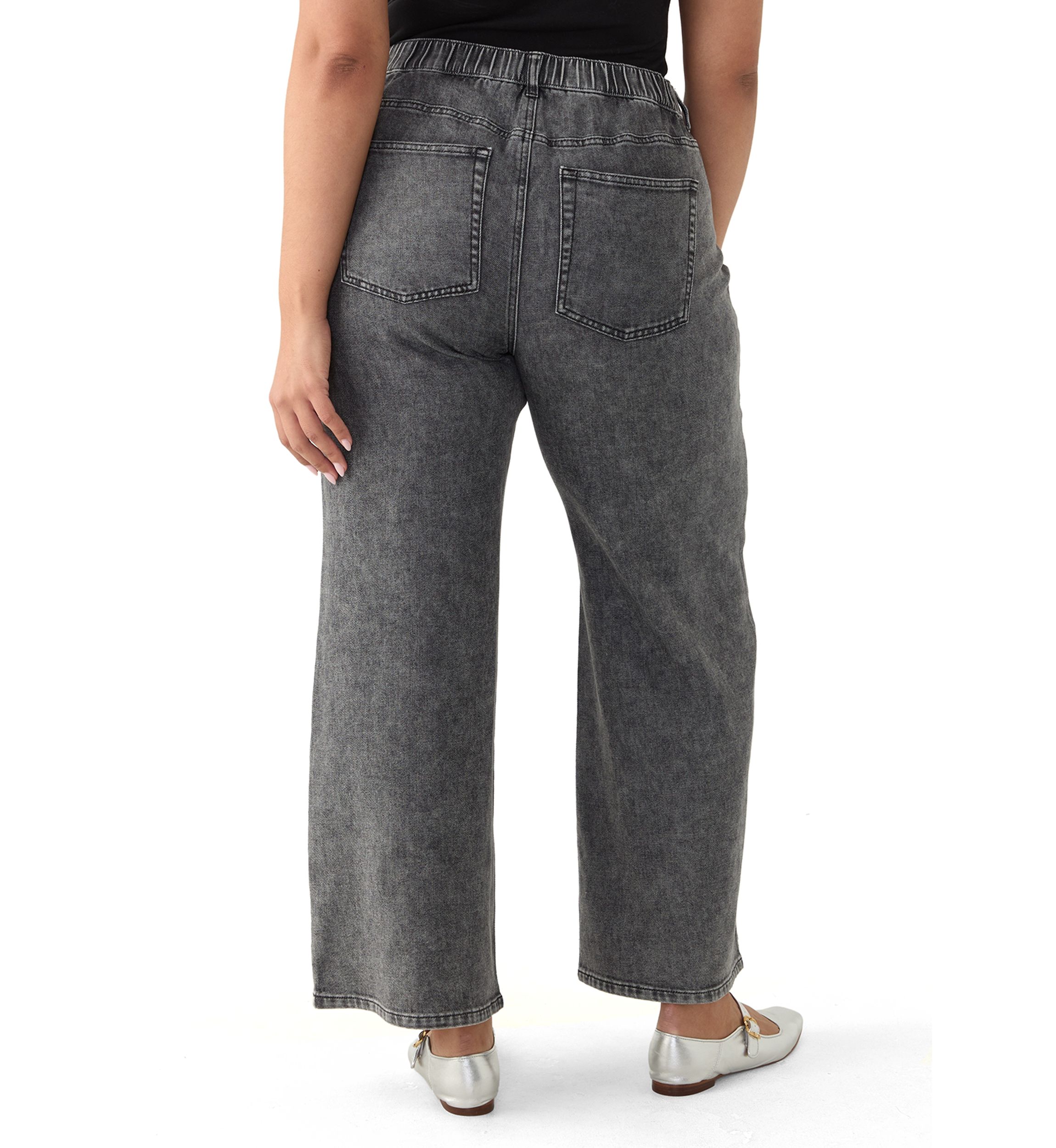 Plus Size Wide Leg Pants