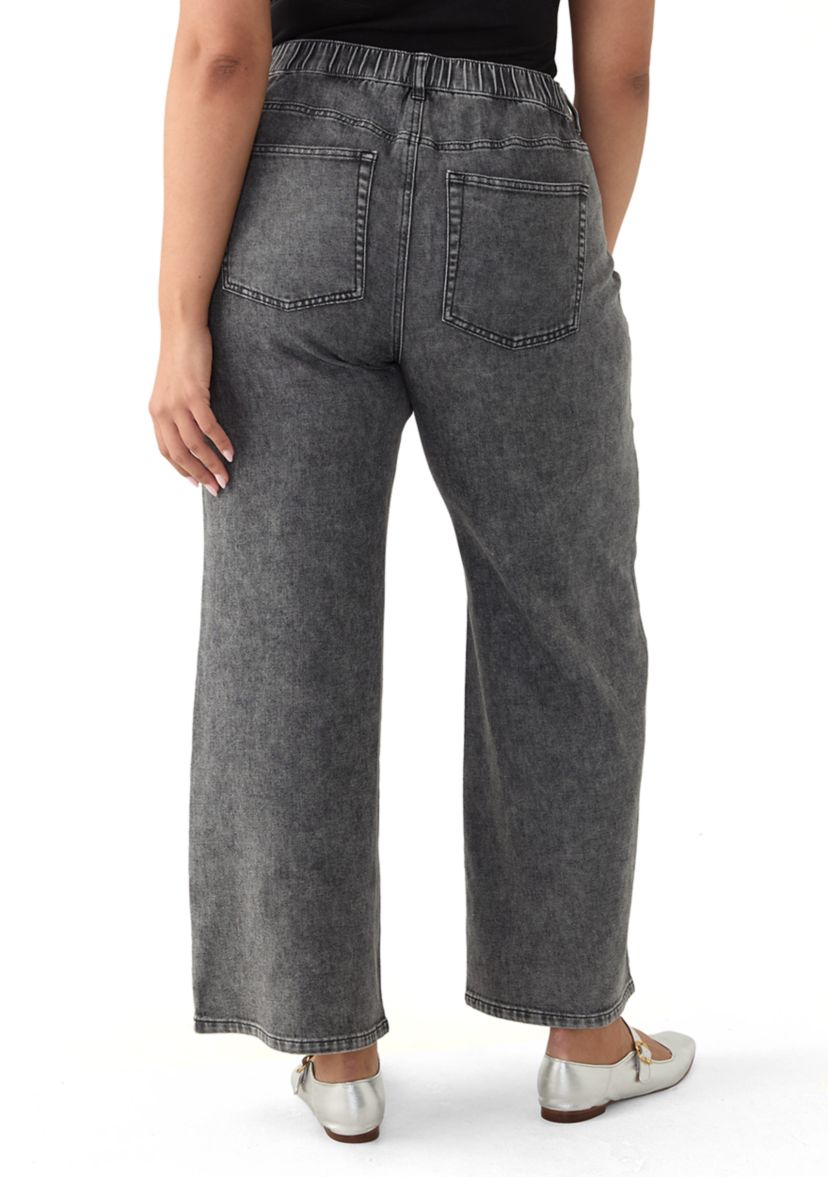 Plus Size Wide Leg Pants