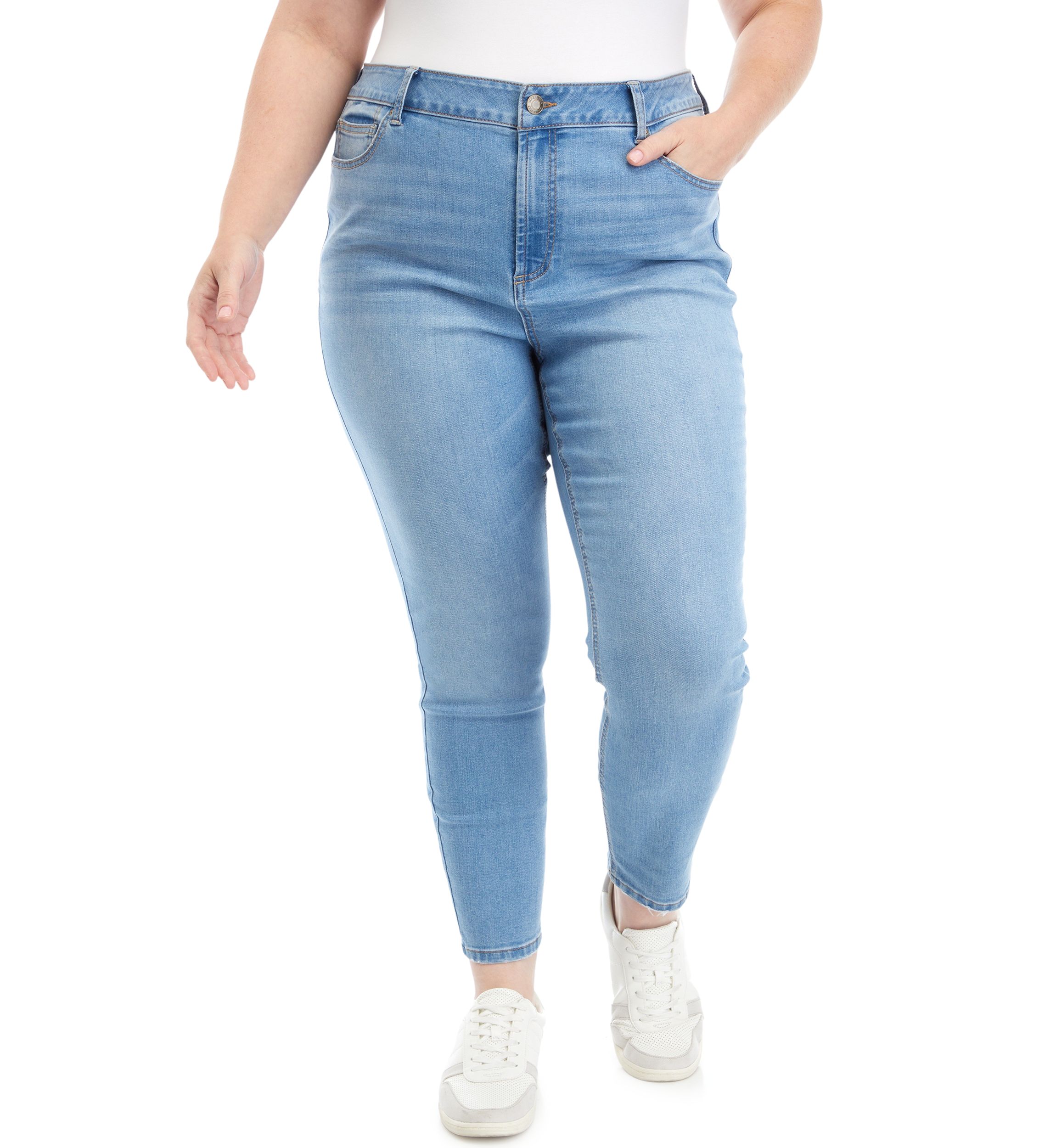 Plus Size High Rise Skinny Jeans