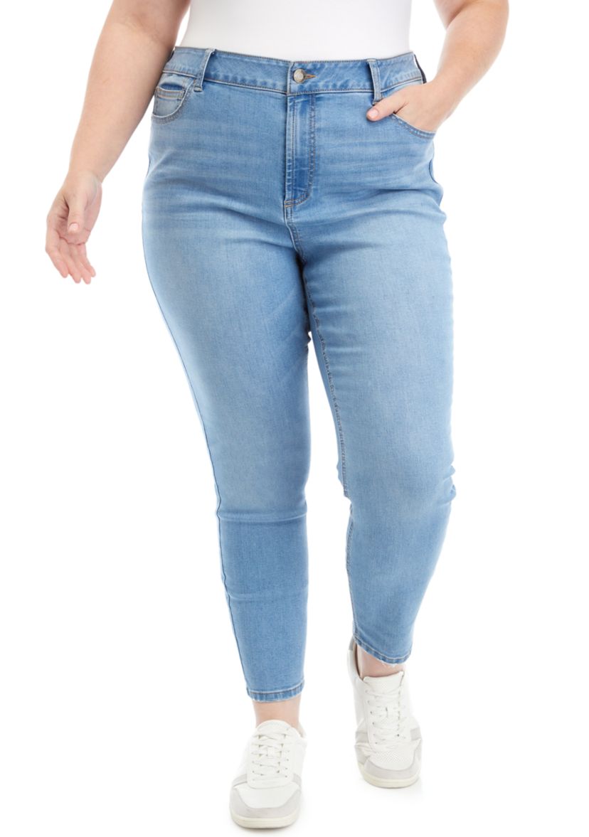 Plus Size High Rise Skinny Jeans