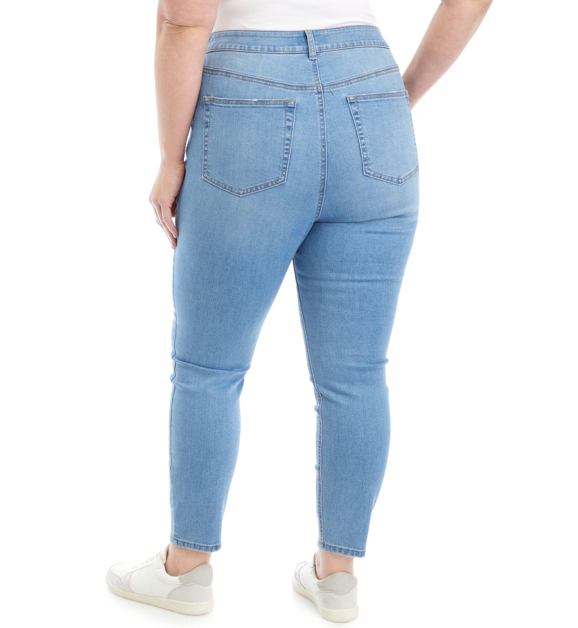 Plus Size High Rise Skinny Jeans