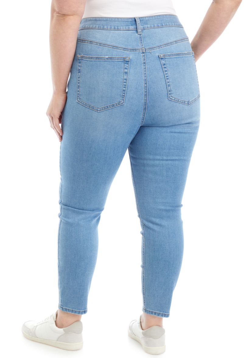 Plus Size High Rise Skinny Jeans