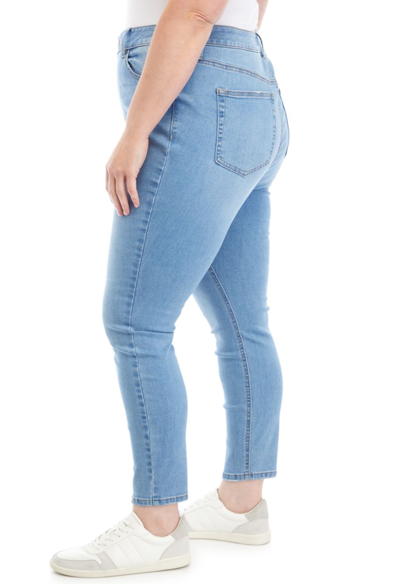 Plus Size High Rise Skinny Jeans