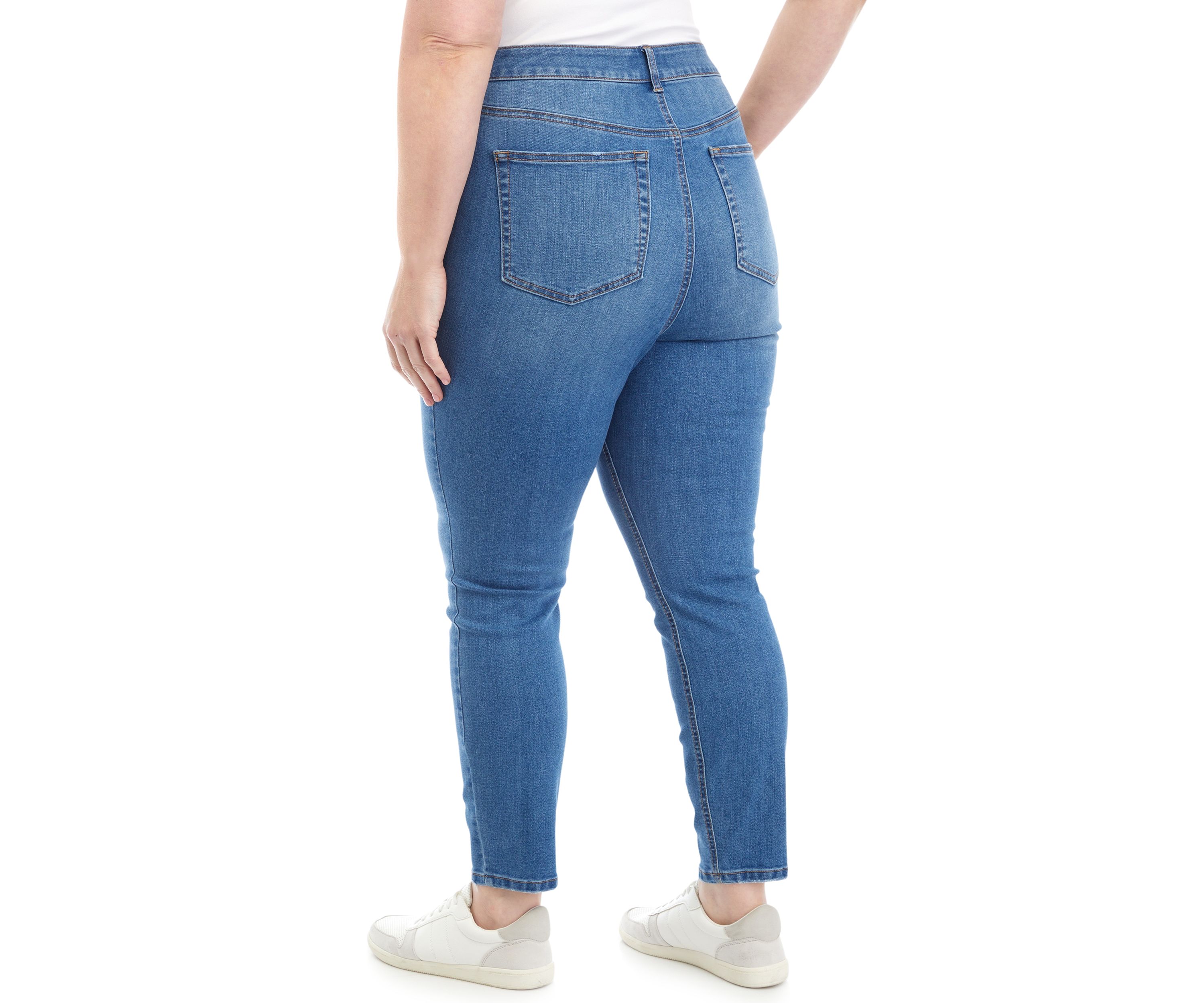   Plus Size High Rise Skinny Jeans 