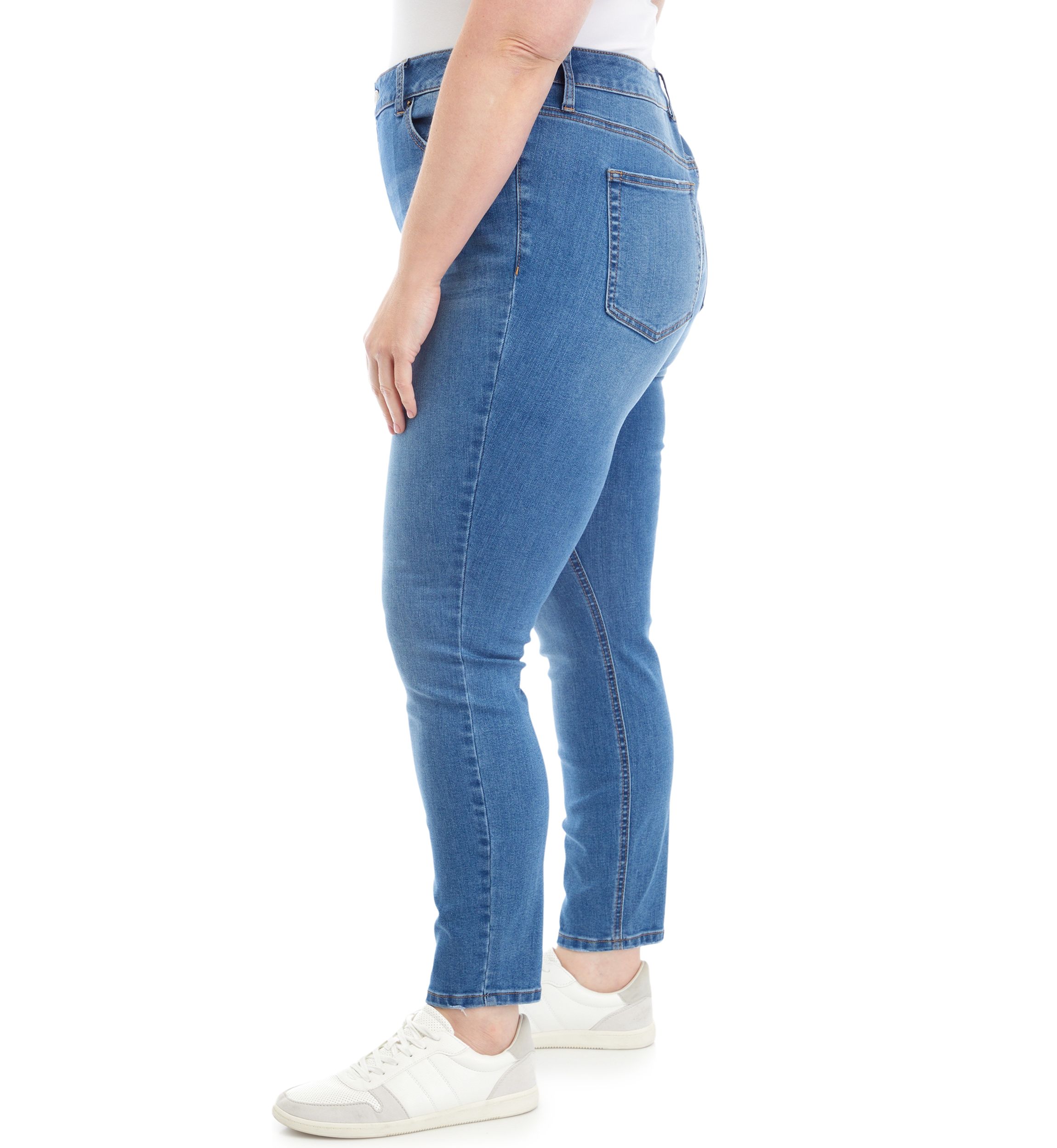   Plus Size High Rise Skinny Jeans 