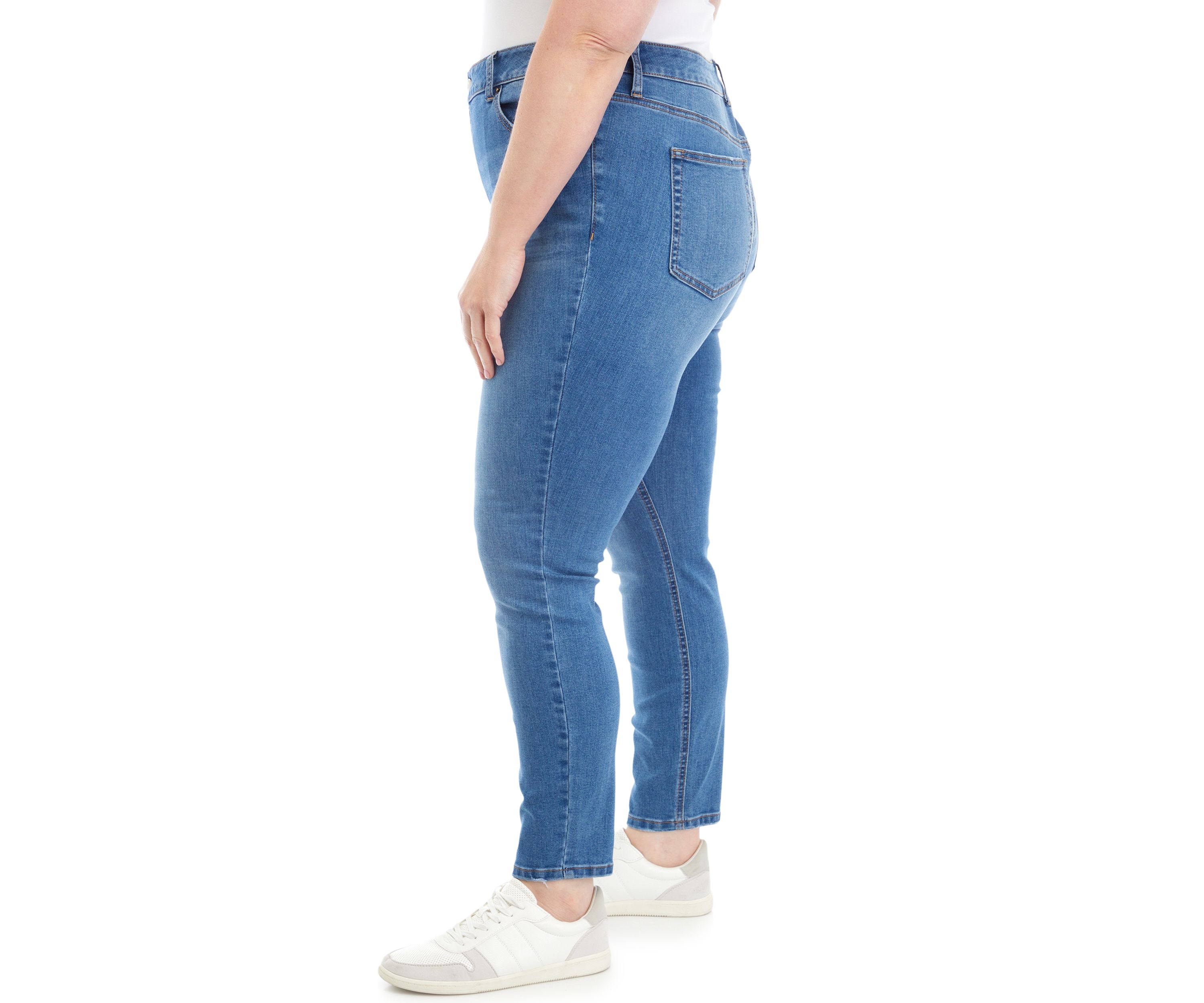   Plus Size High Rise Skinny Jeans 
