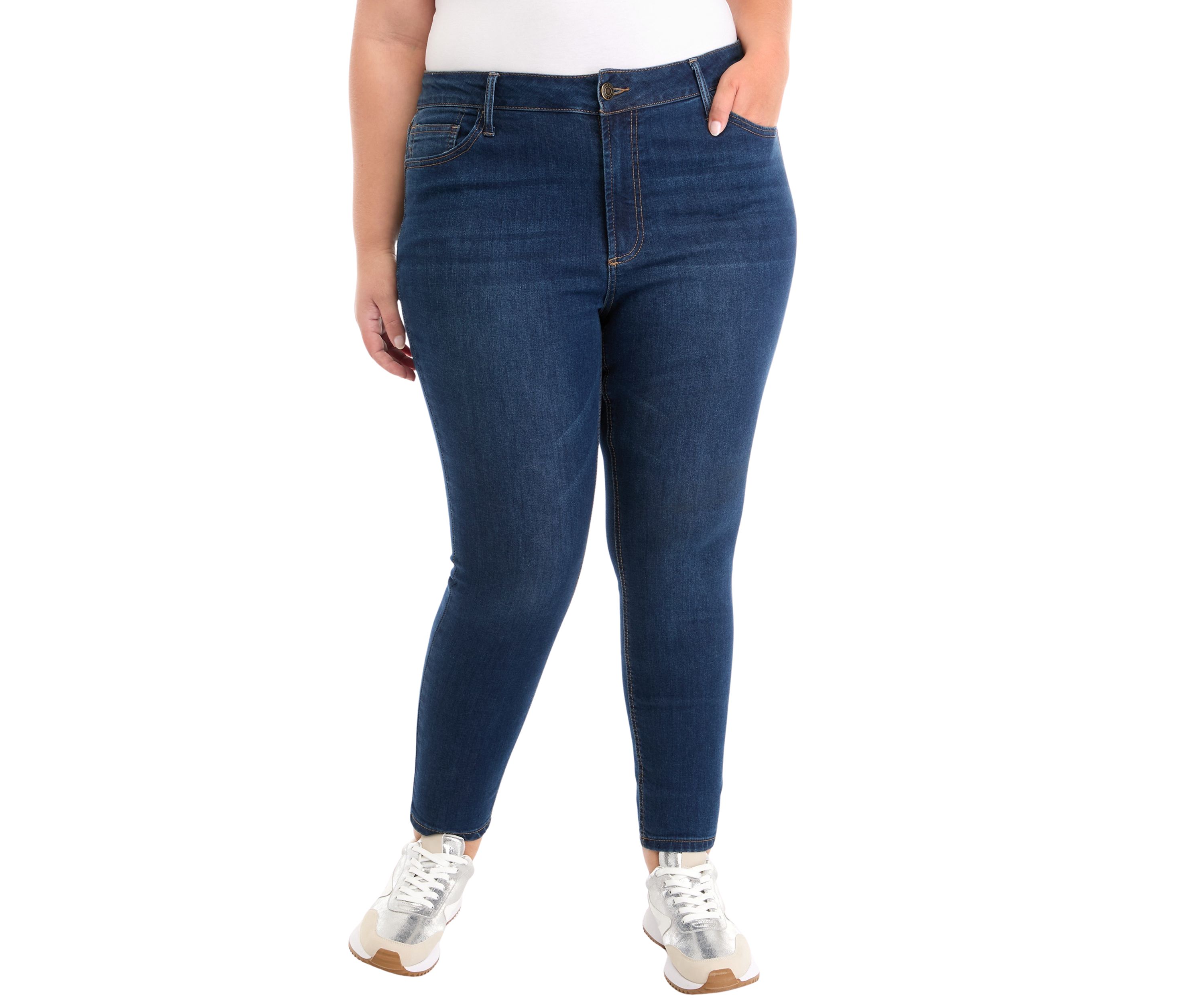 Plus Size High Rise Skinny Jeans