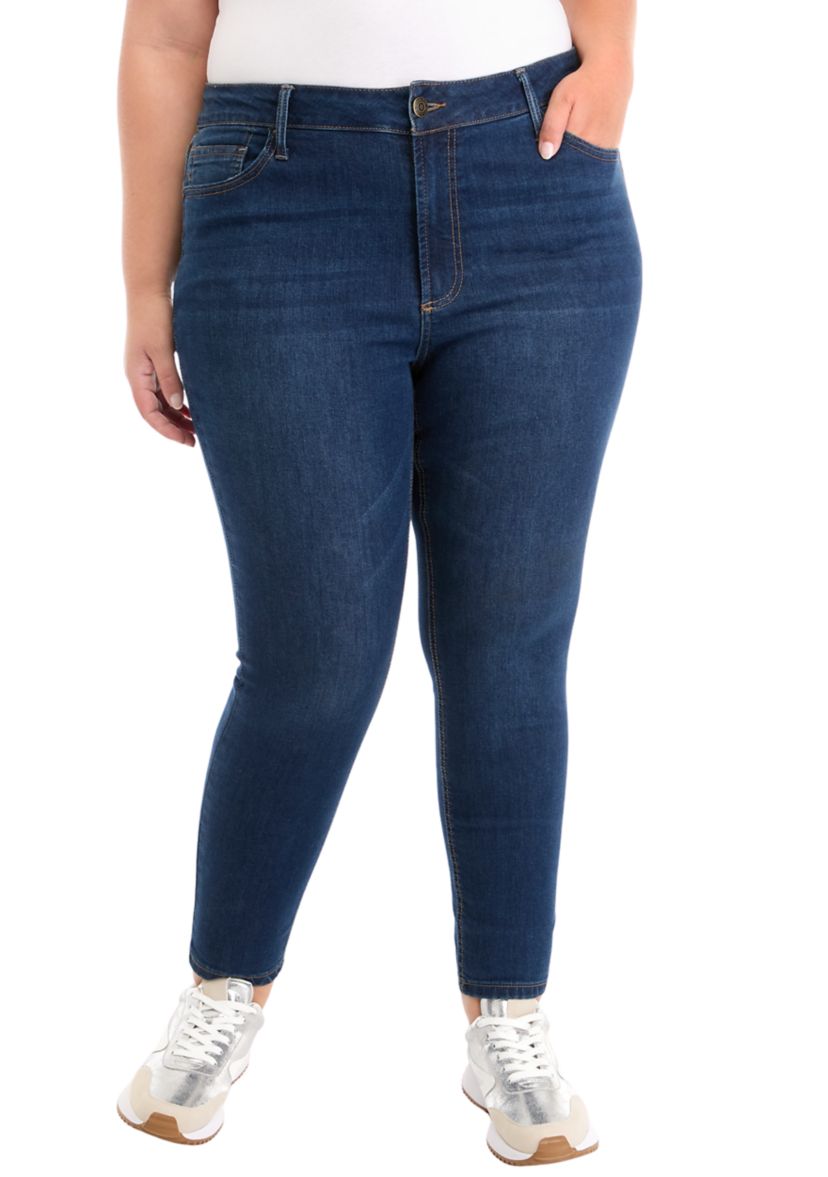 Plus Size High Rise Skinny Jeans