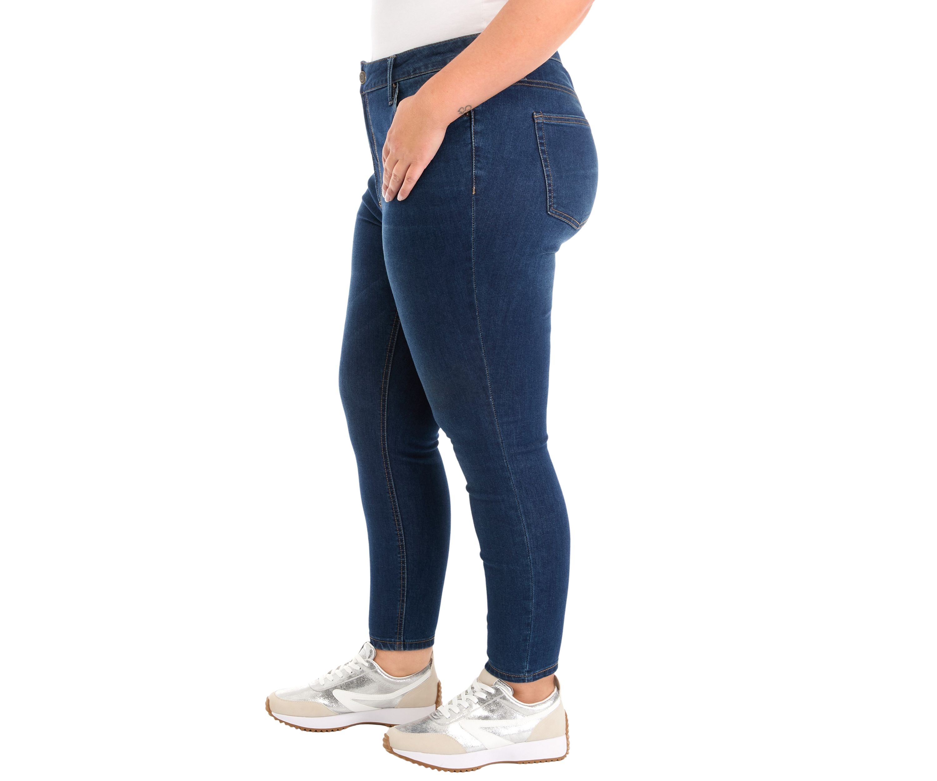 Plus Size High Rise Skinny Jeans