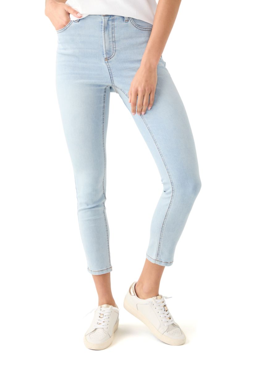 Womens High Rise Skinny Jeans