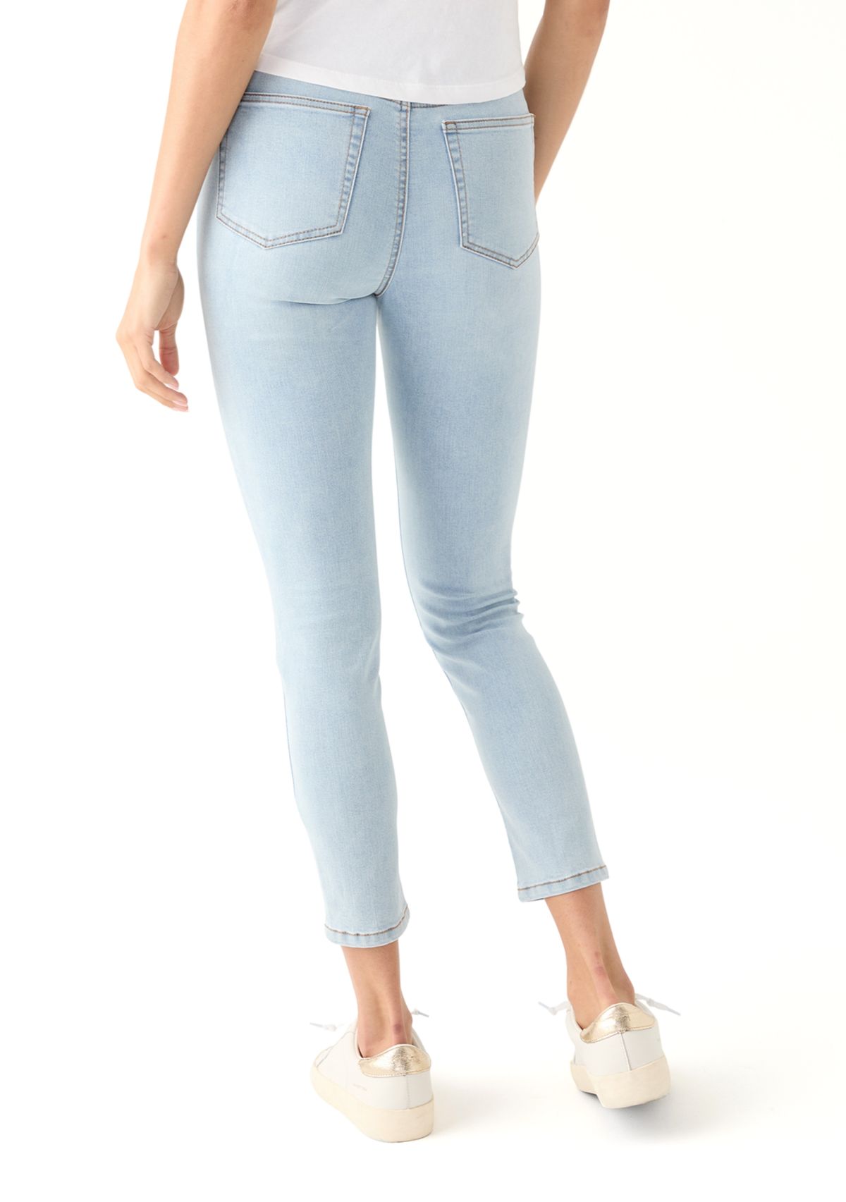 Womens High Rise Skinny Jeans