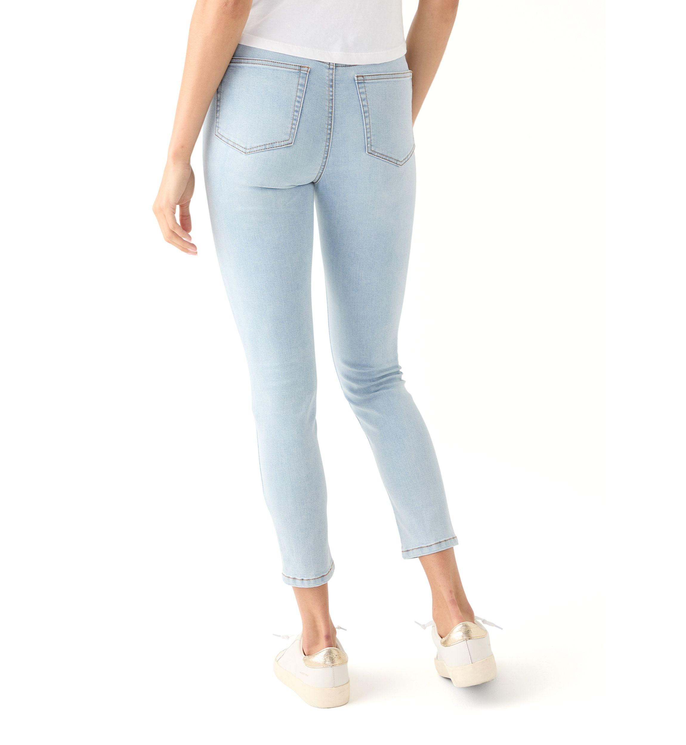Womens High Rise Skinny Jeans