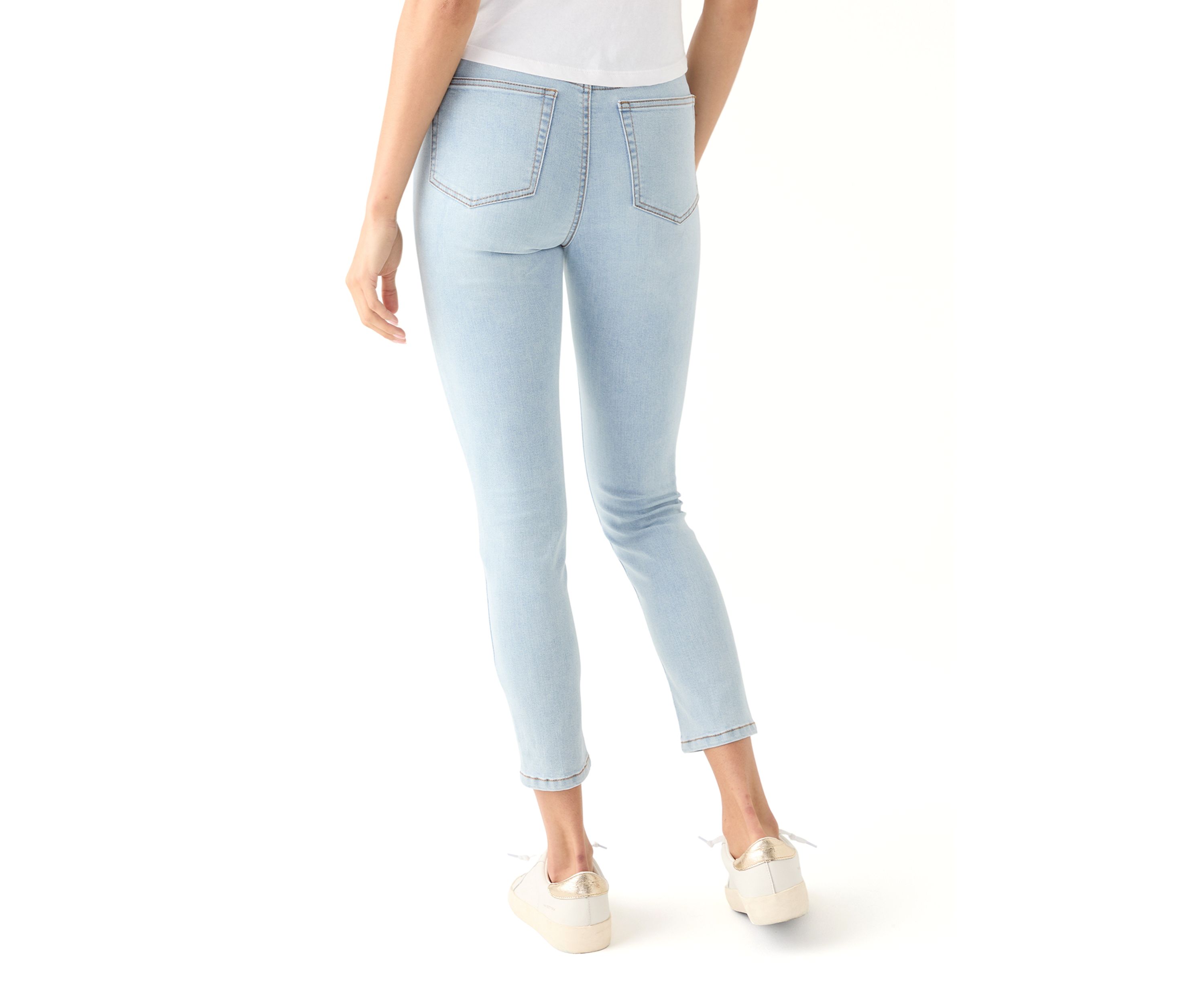 Womens High Rise Skinny Jeans
