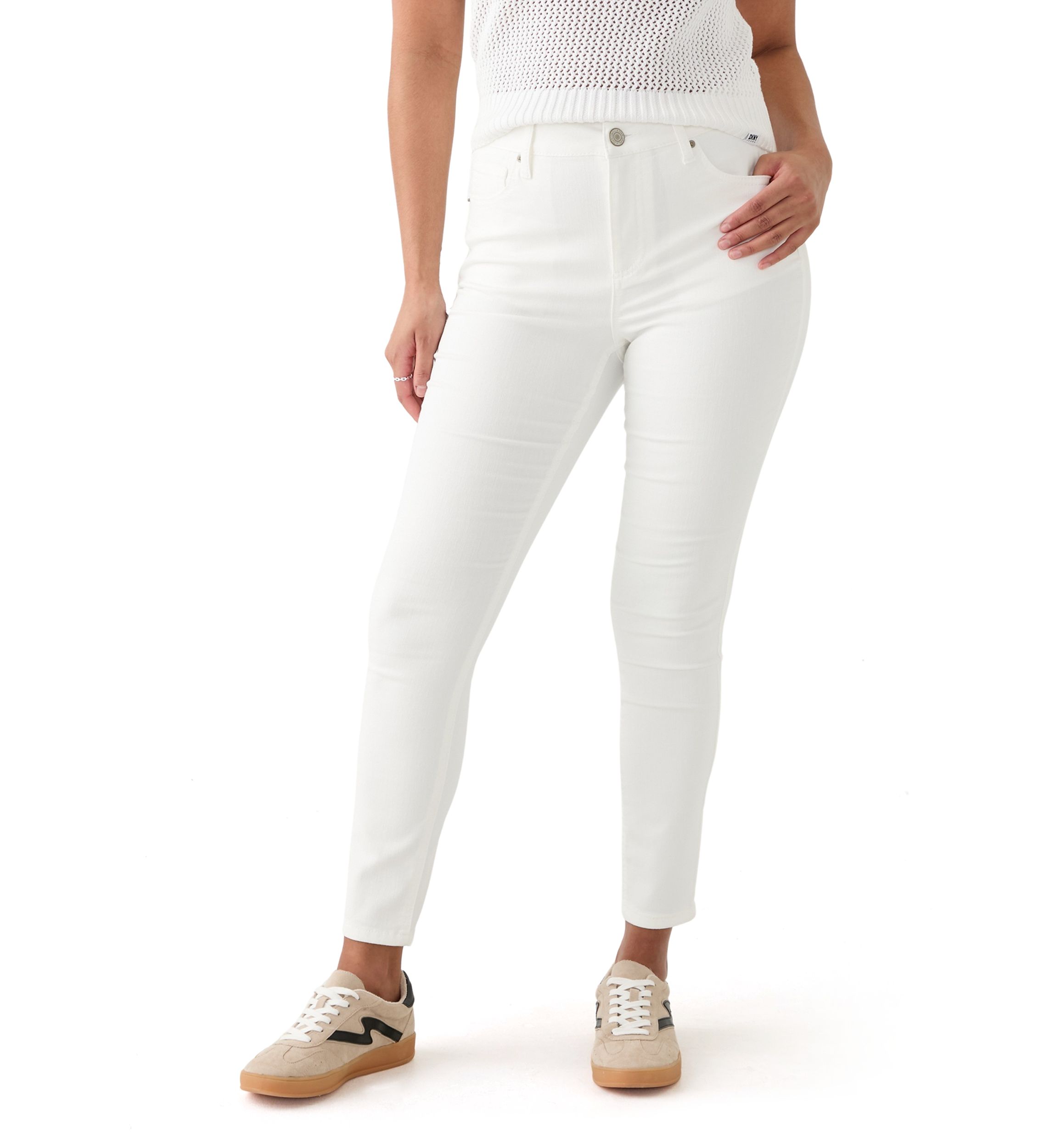 Womens High Rise Skinny Jeans