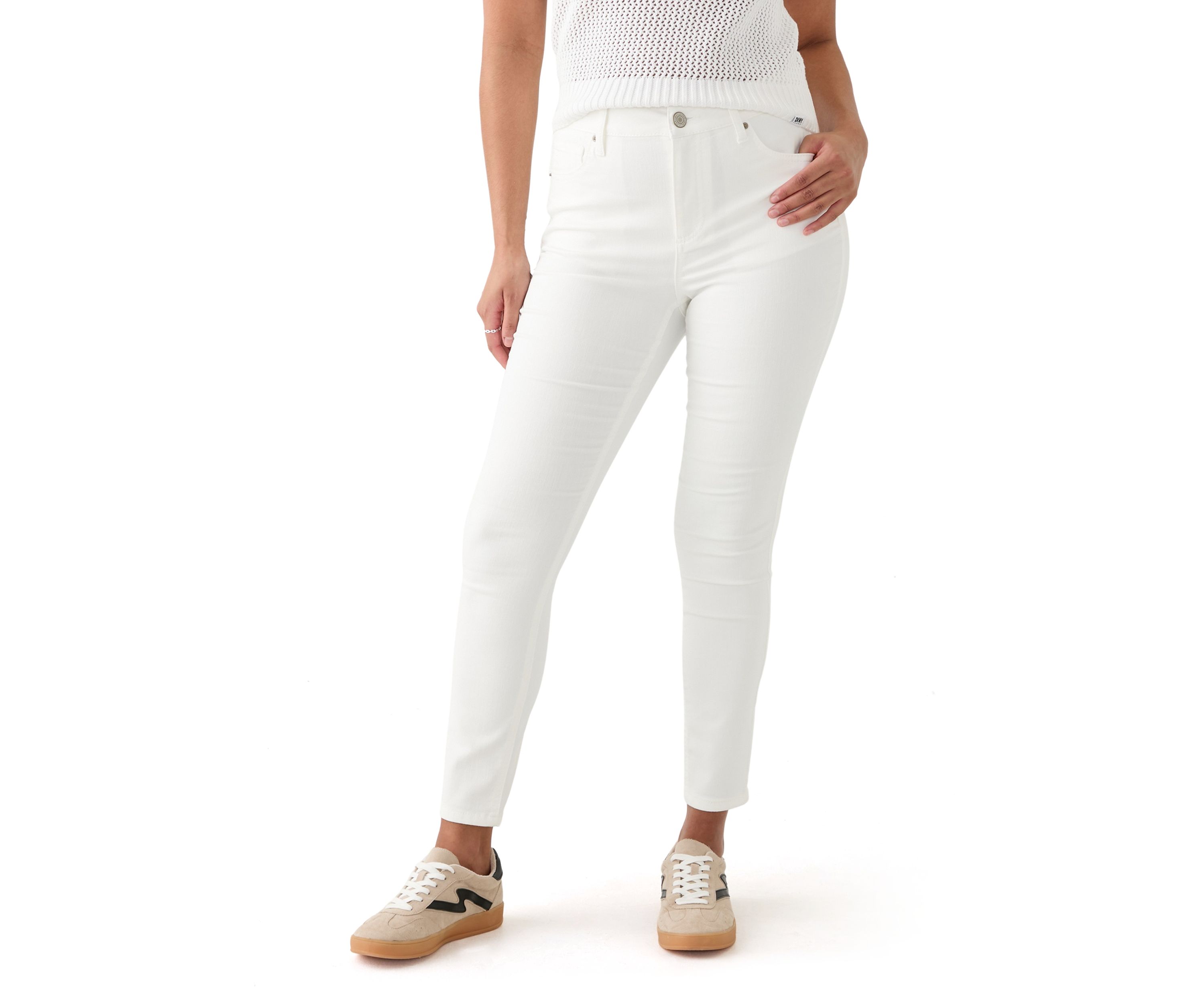 Womens High Rise Skinny Jeans