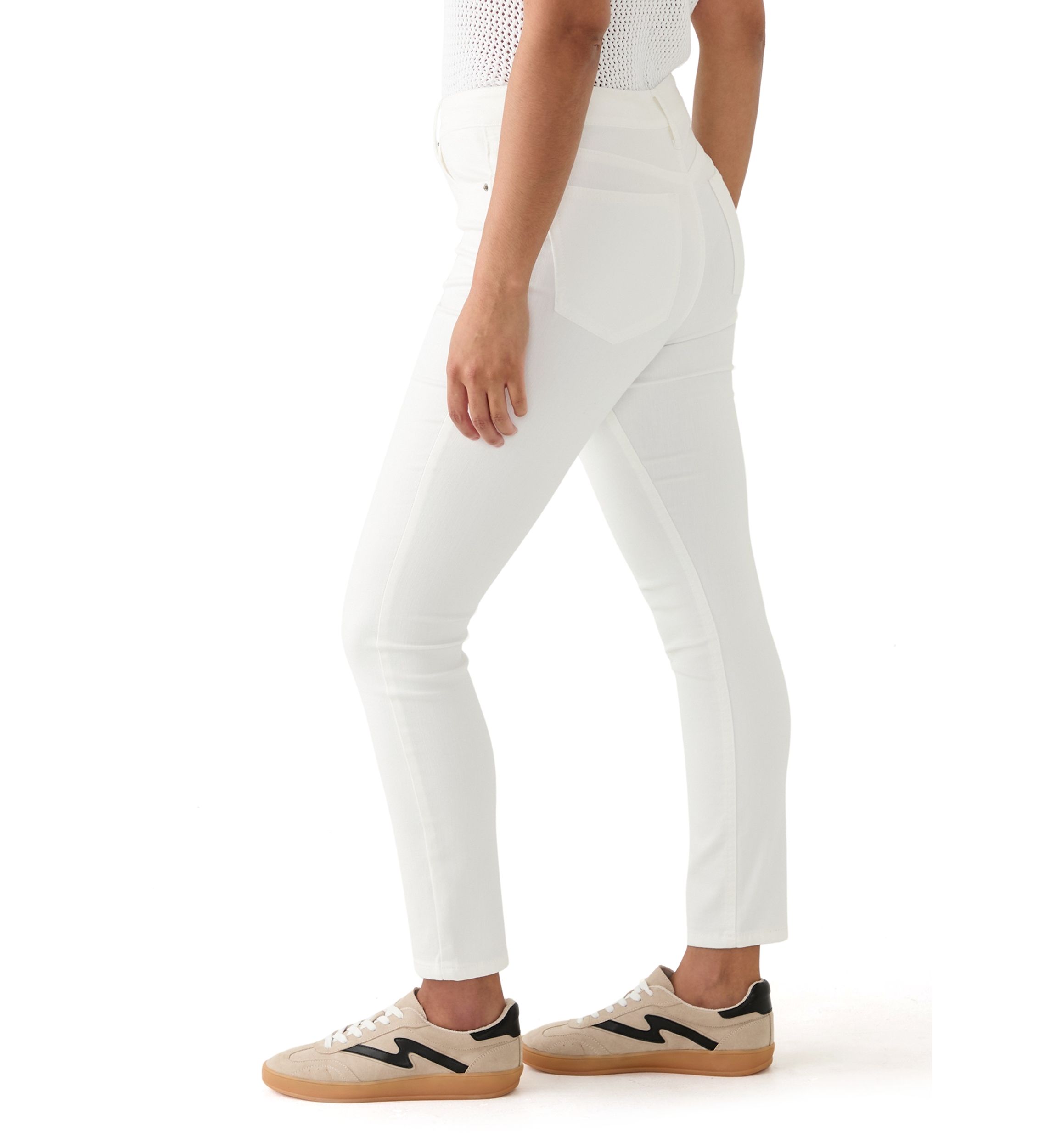 Womens High Rise Skinny Jeans