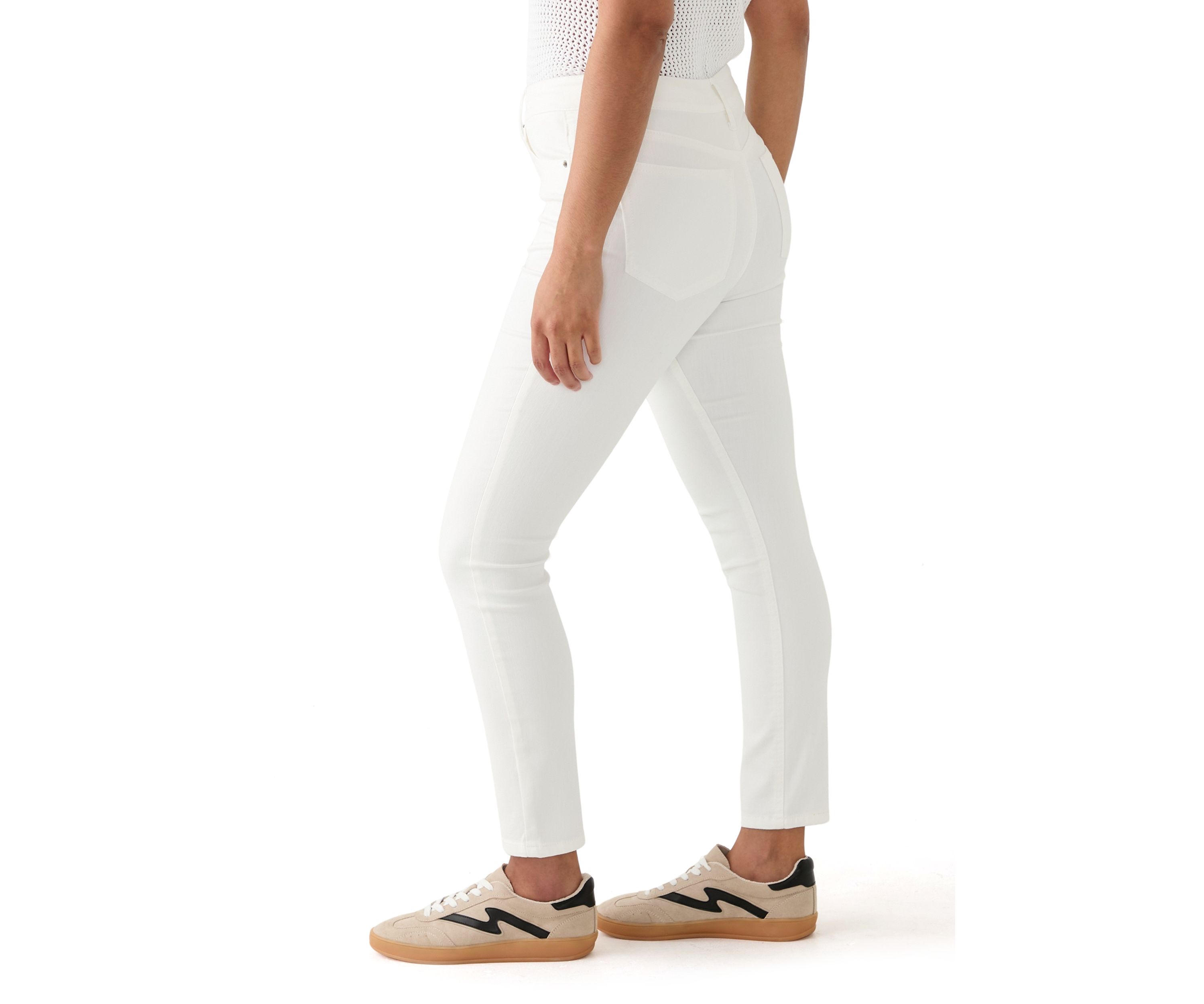 Womens High Rise Skinny Jeans
