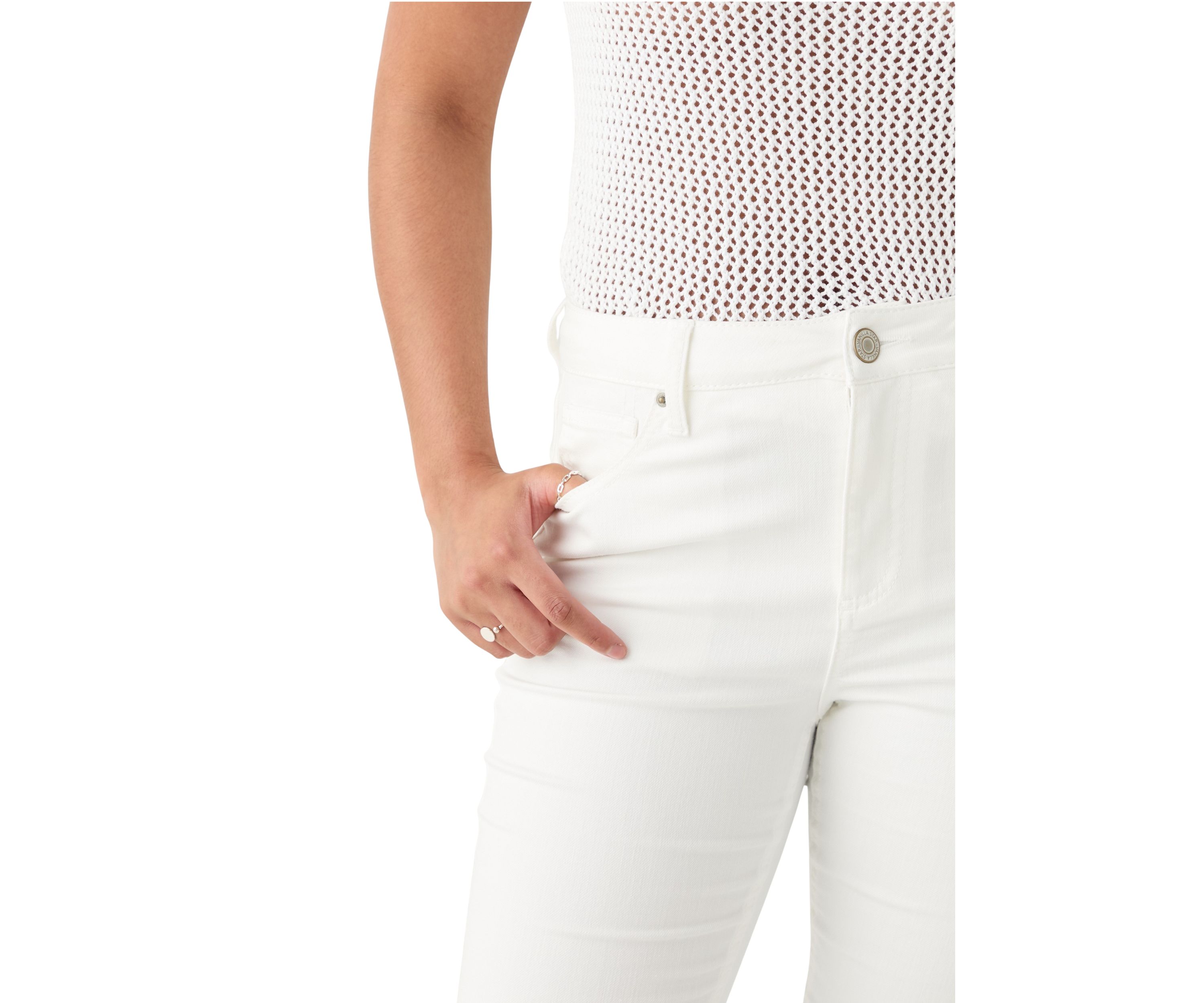Womens High Rise Skinny Jeans