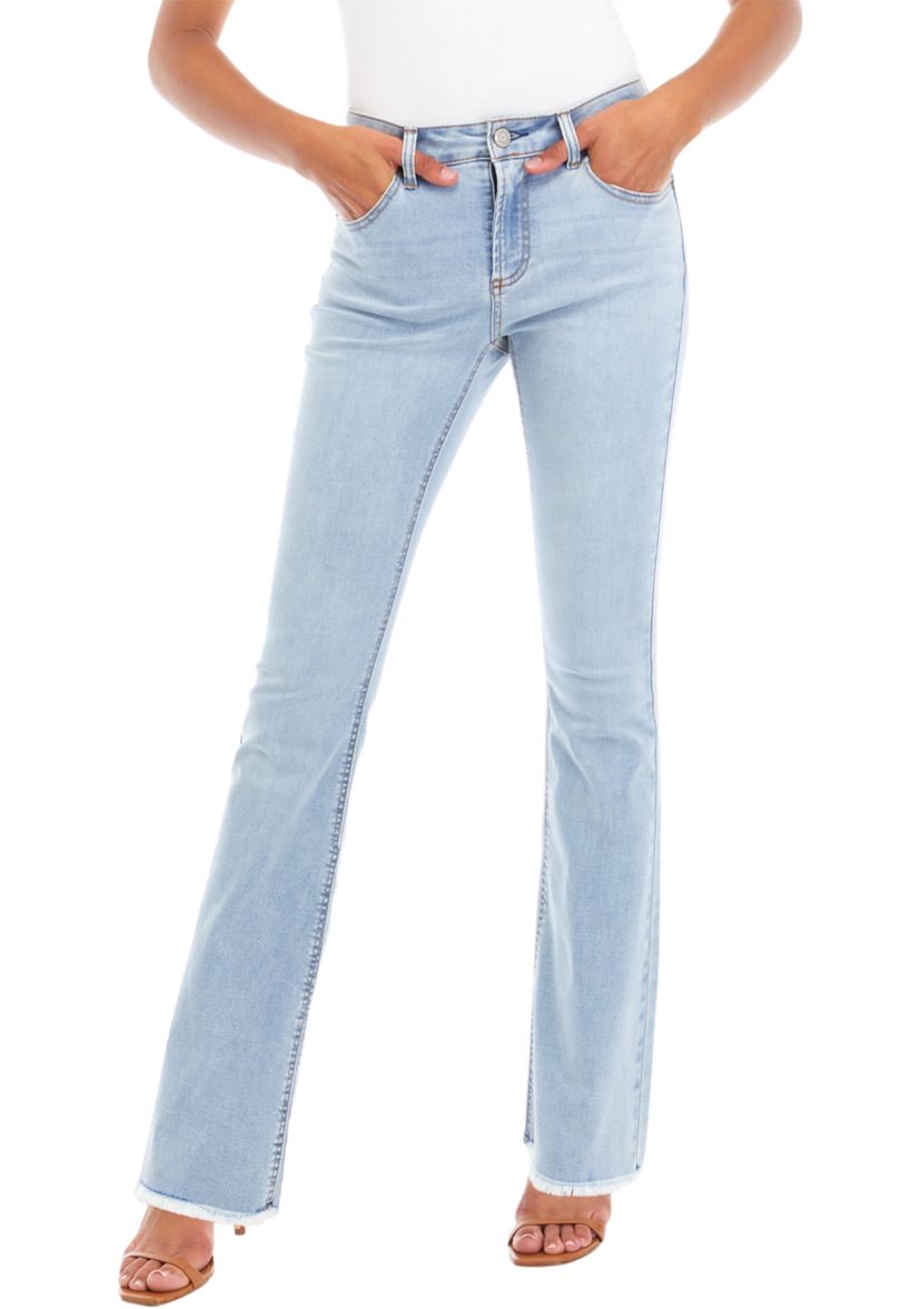Juniors Mid Rise Bootcut Jeans