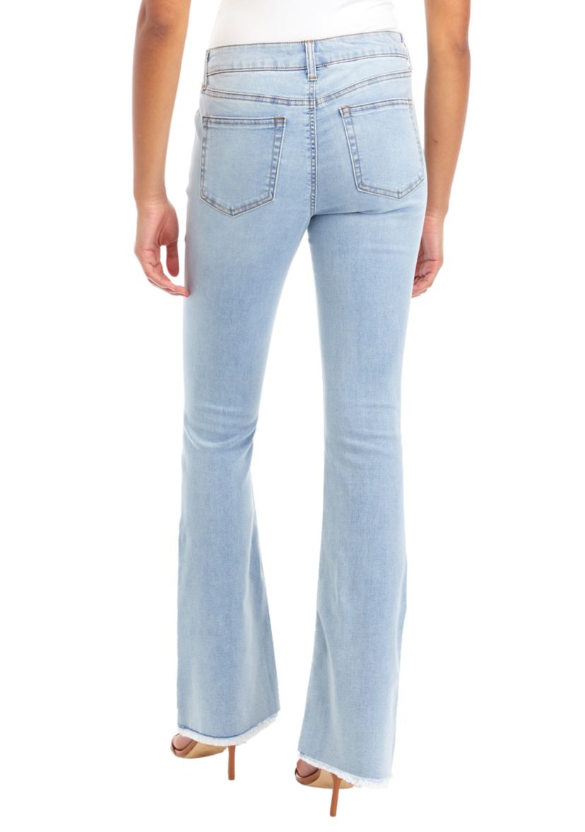 Juniors Mid Rise Bootcut Jeans