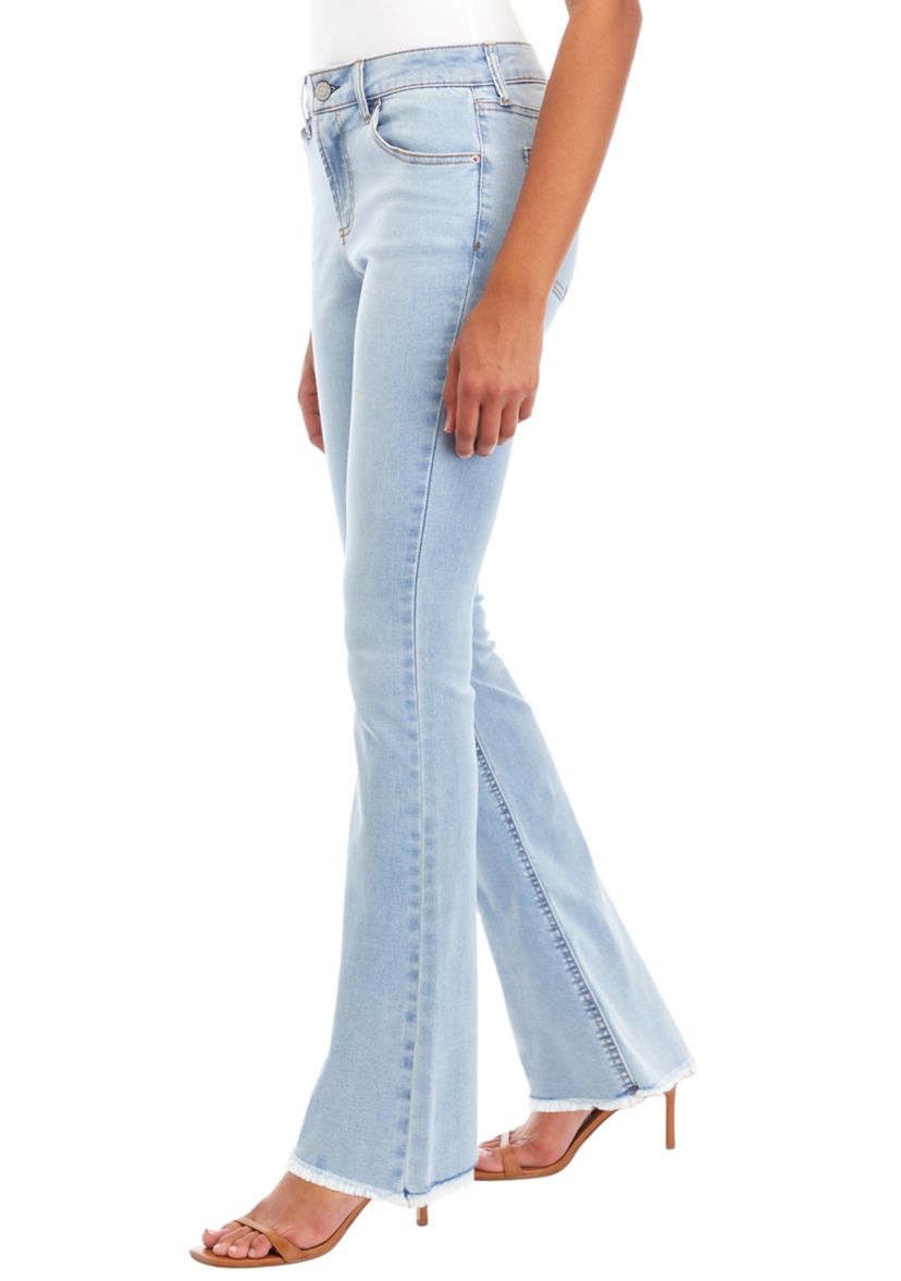 Juniors Mid Rise Bootcut Jeans