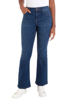Vanilla Star Women's Mid Rise Bootcut Jeans, 16