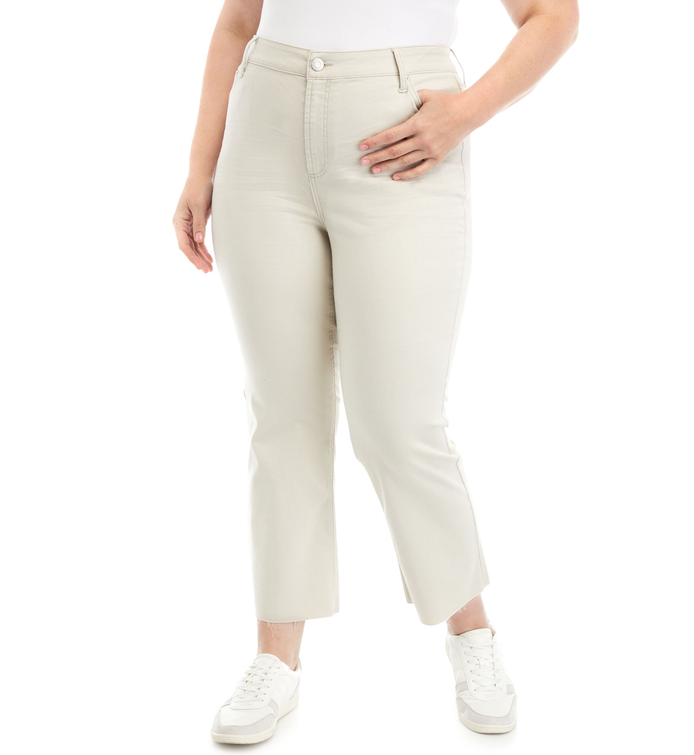  Plus Size High Rise Flare  Jeans 
