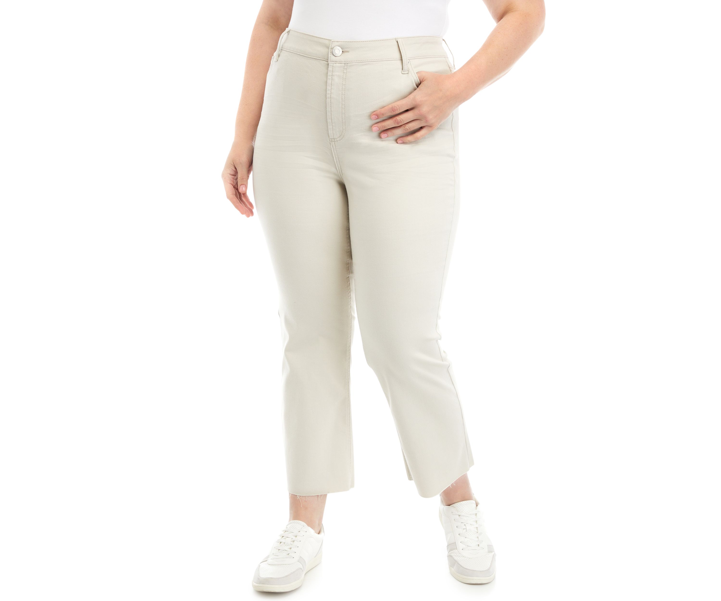  Plus Size High Rise Flare  Jeans 