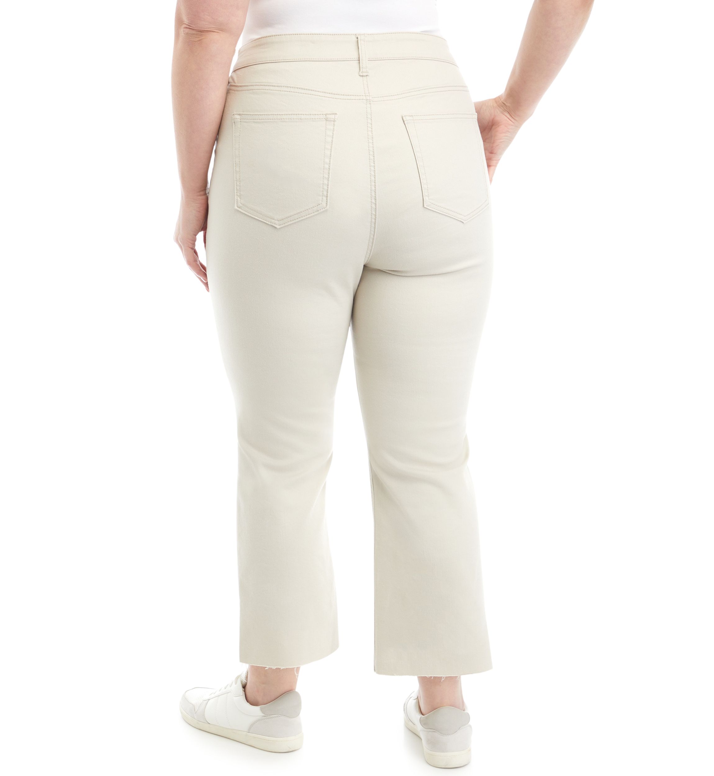  Plus Size High Rise Flare  Jeans 